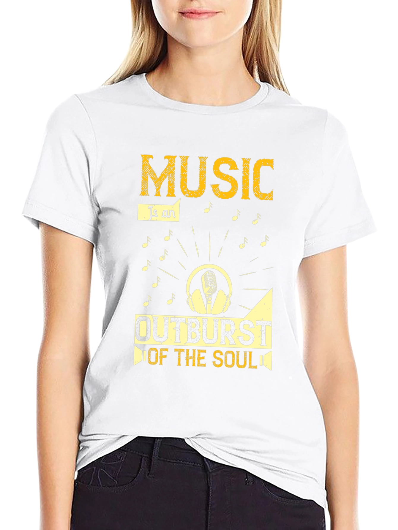 Music is an Outburst of the Soul Graphic T-Shirt
