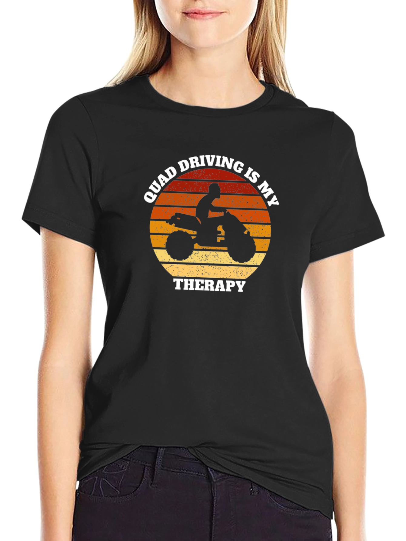 Quad Driving Is My Therapy T-Shirt