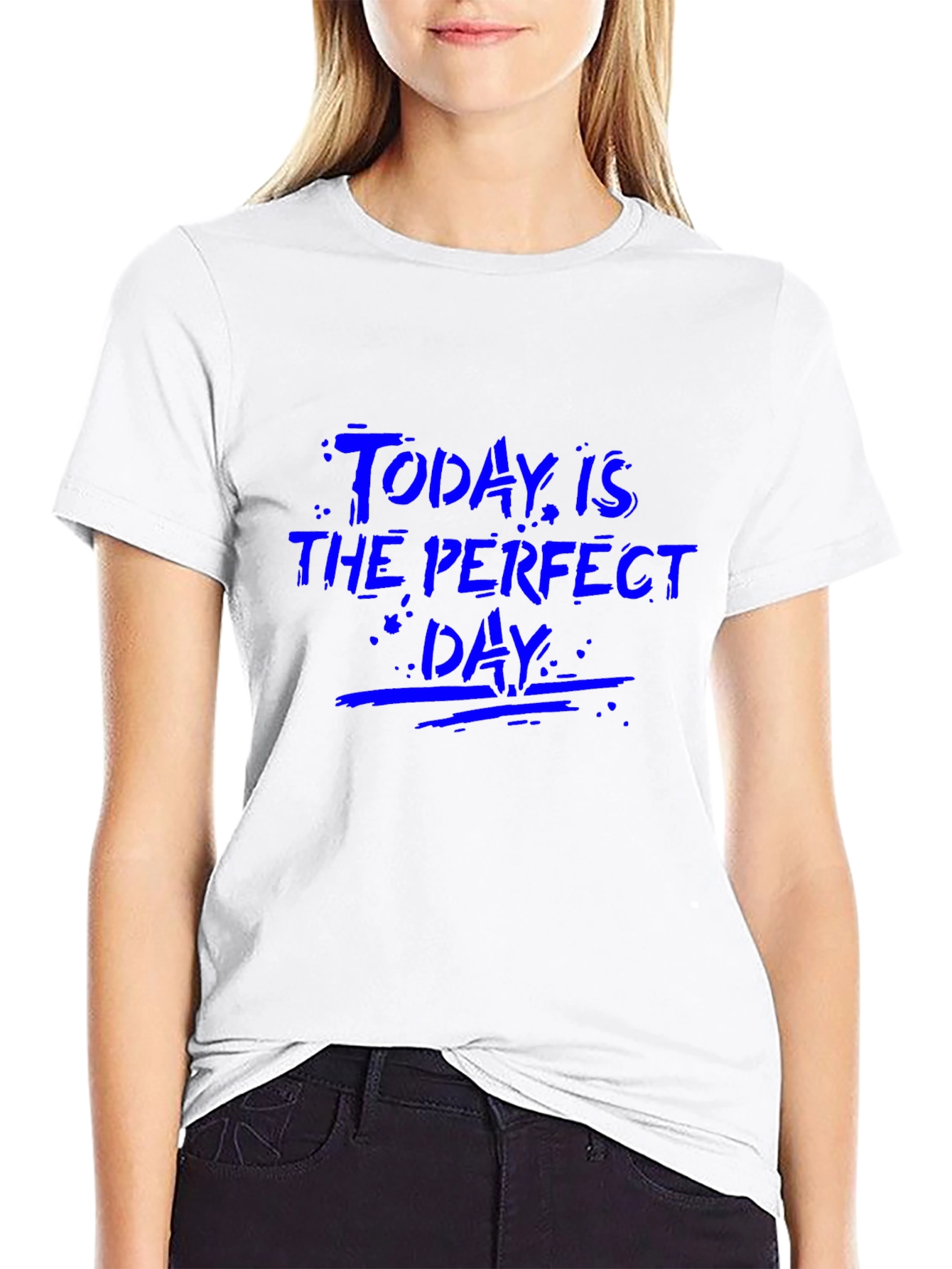 Today is the Perfect Day Graphic Tee - Black