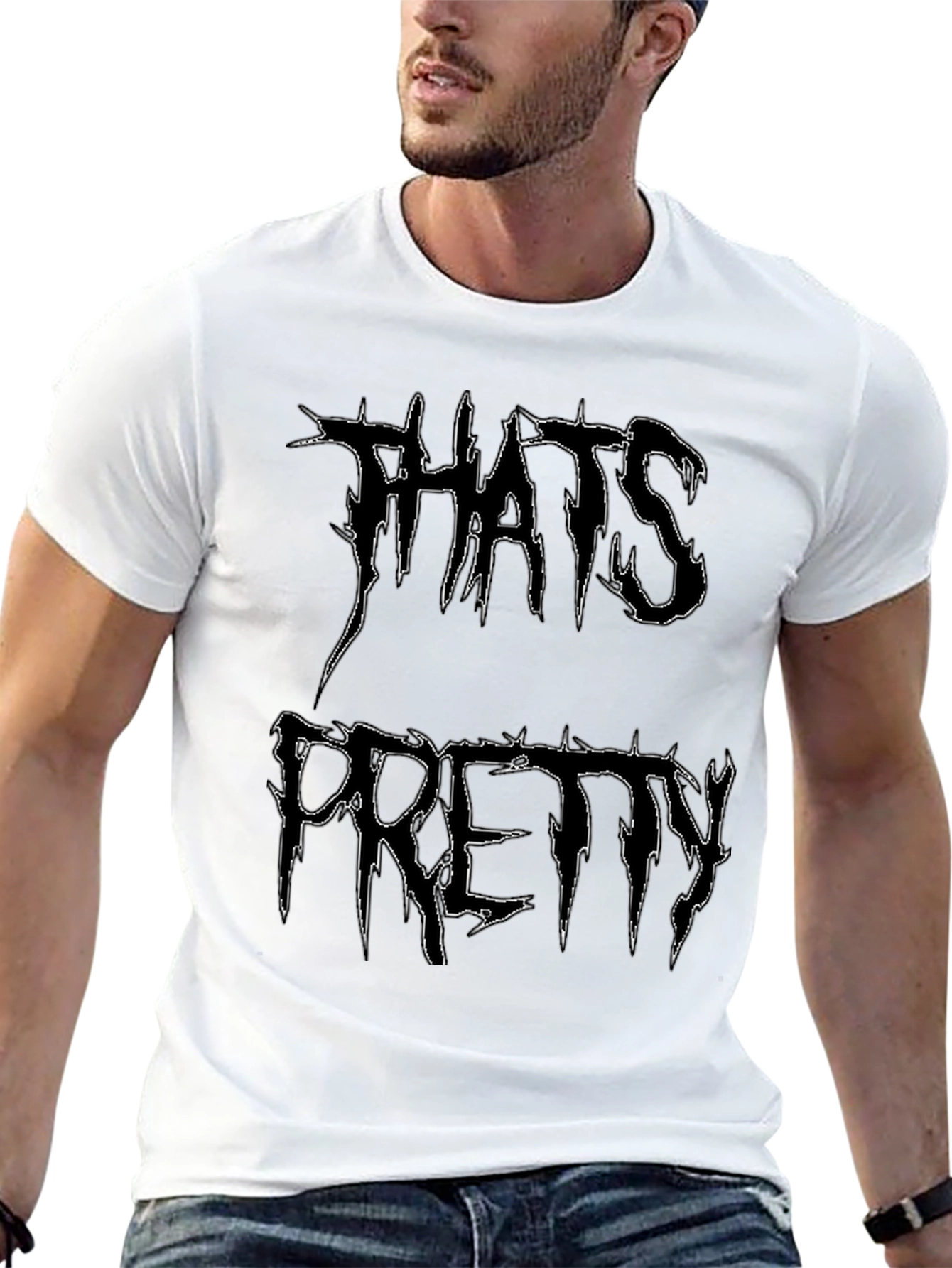 Thats Pretty Black Graphic T-Shirt