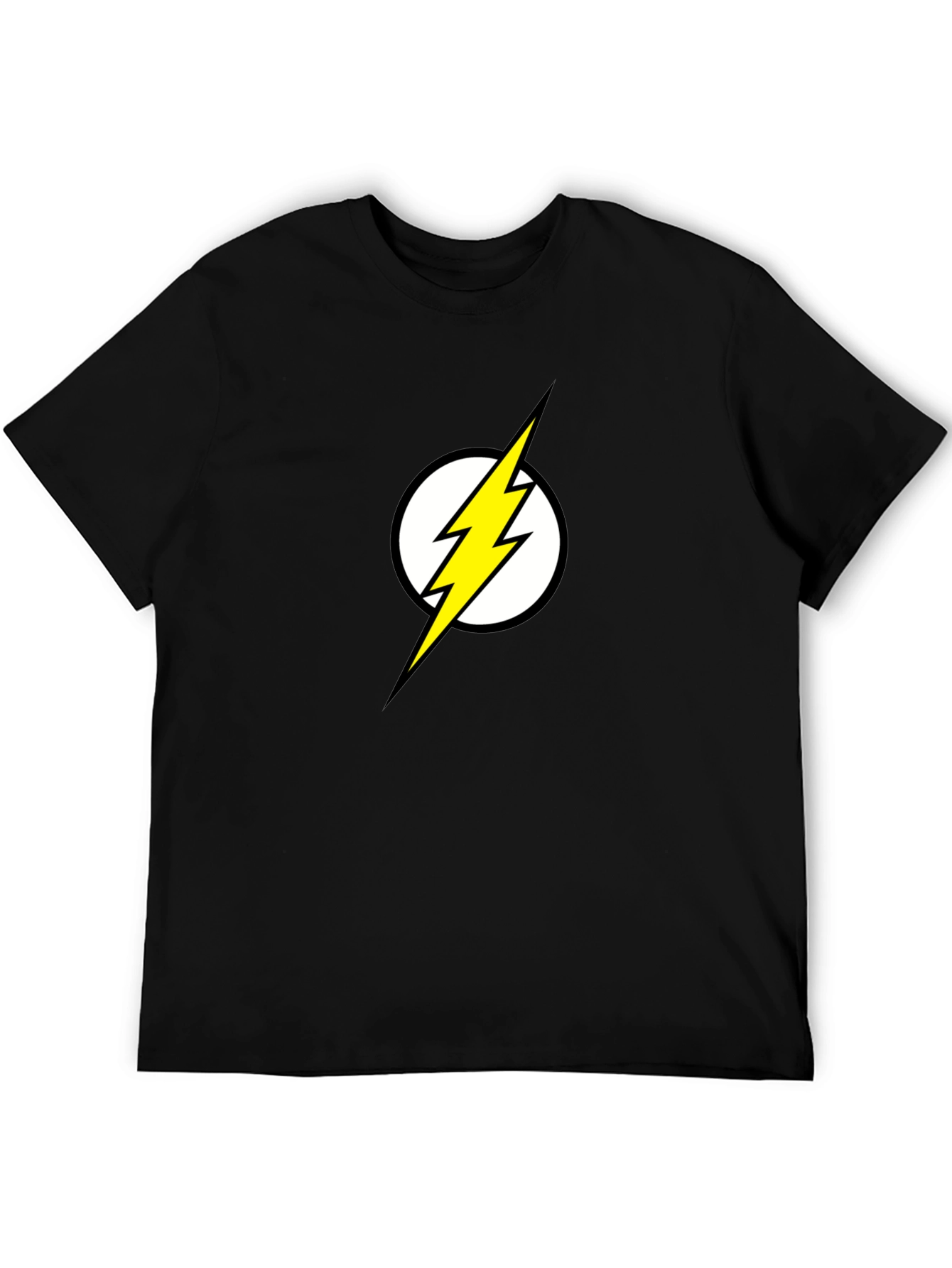 Flash Logo Graphic T-Shirt - Black