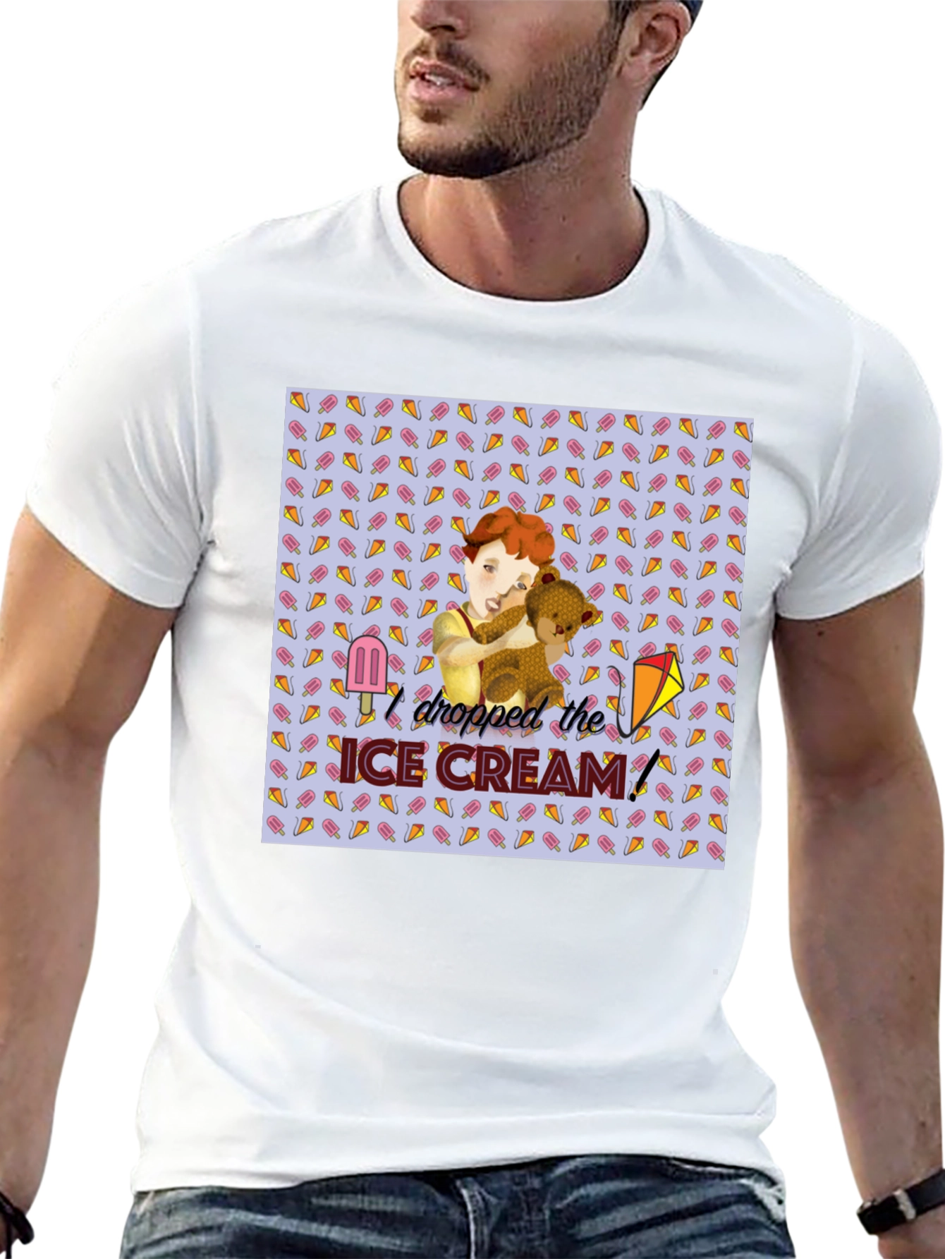 Ice Cream Graphic Tee - Unique Design