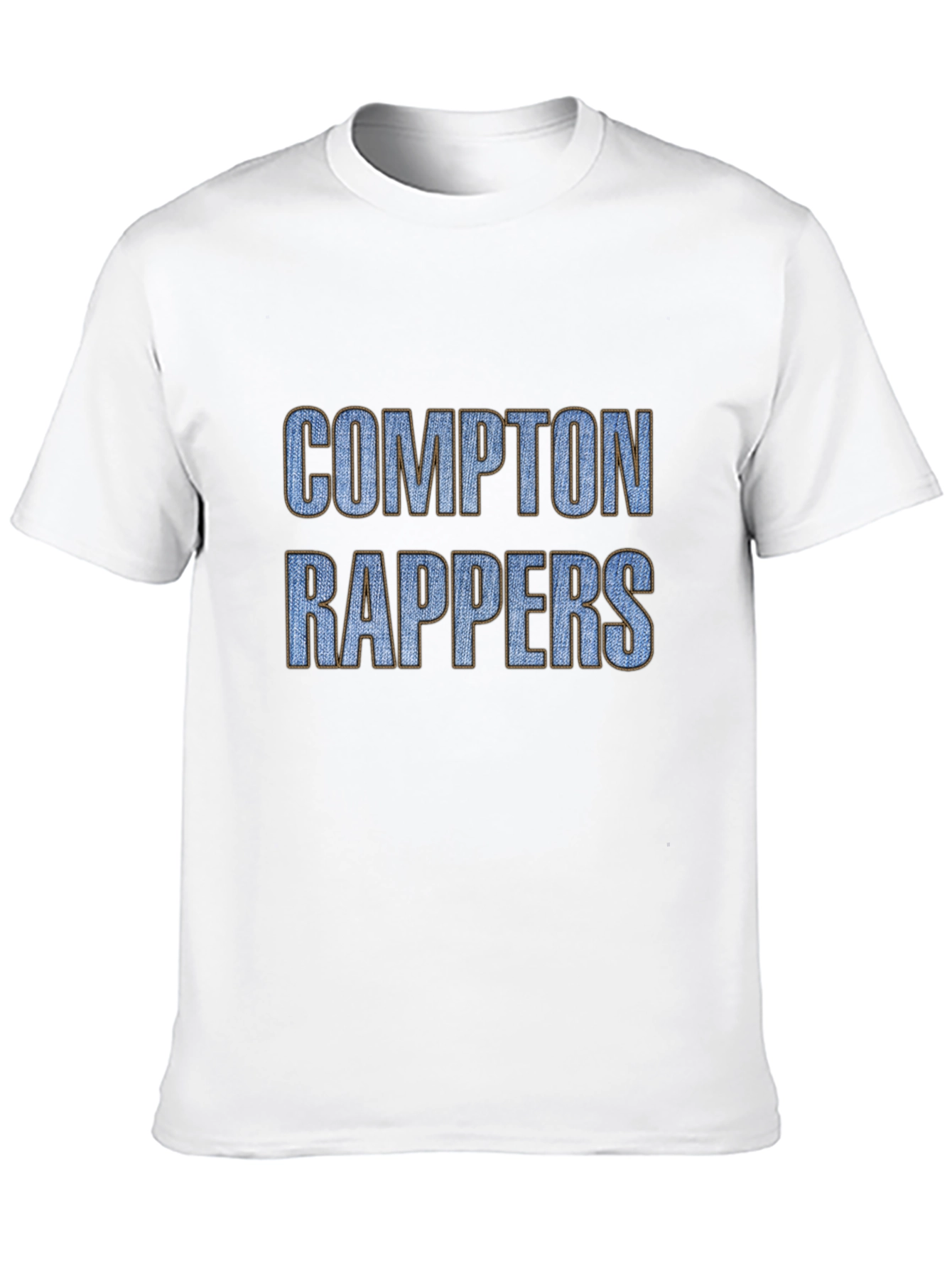 Compton Rappers Graphic Tee - Black Cotton T-Shirt