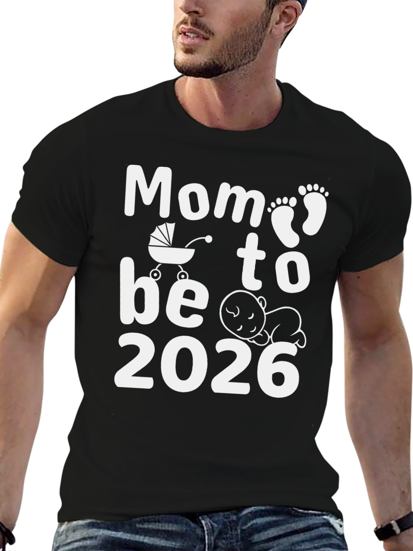 Mom To Be 2026 Graphic Tee