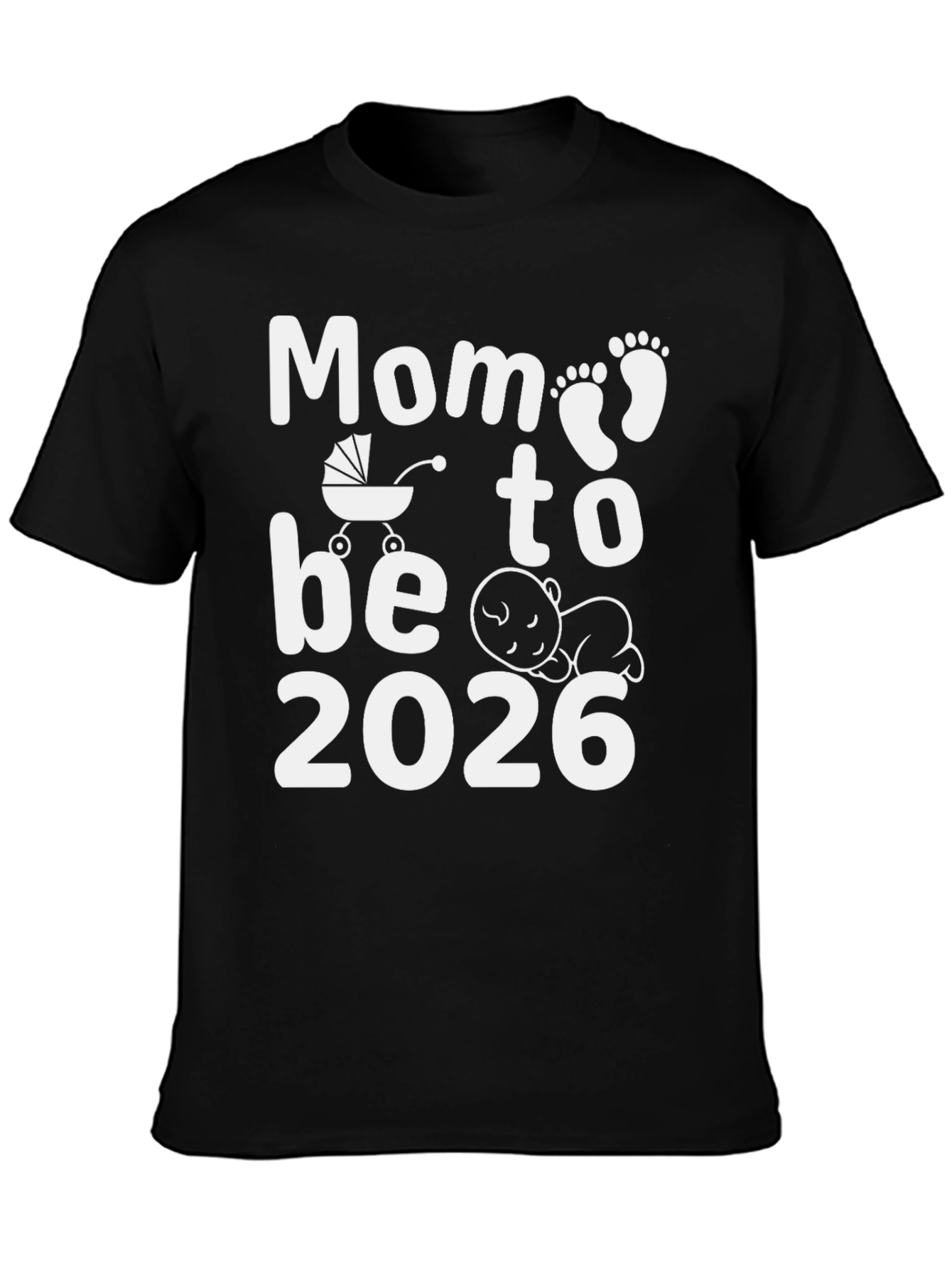 Mom To Be 2026 Graphic Tee