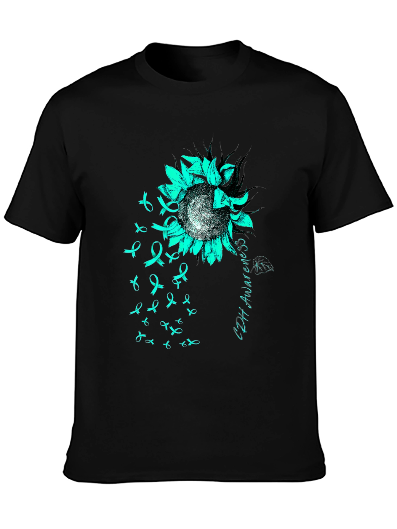 CDH Awareness Ribbon Sunflower Graphic Tee