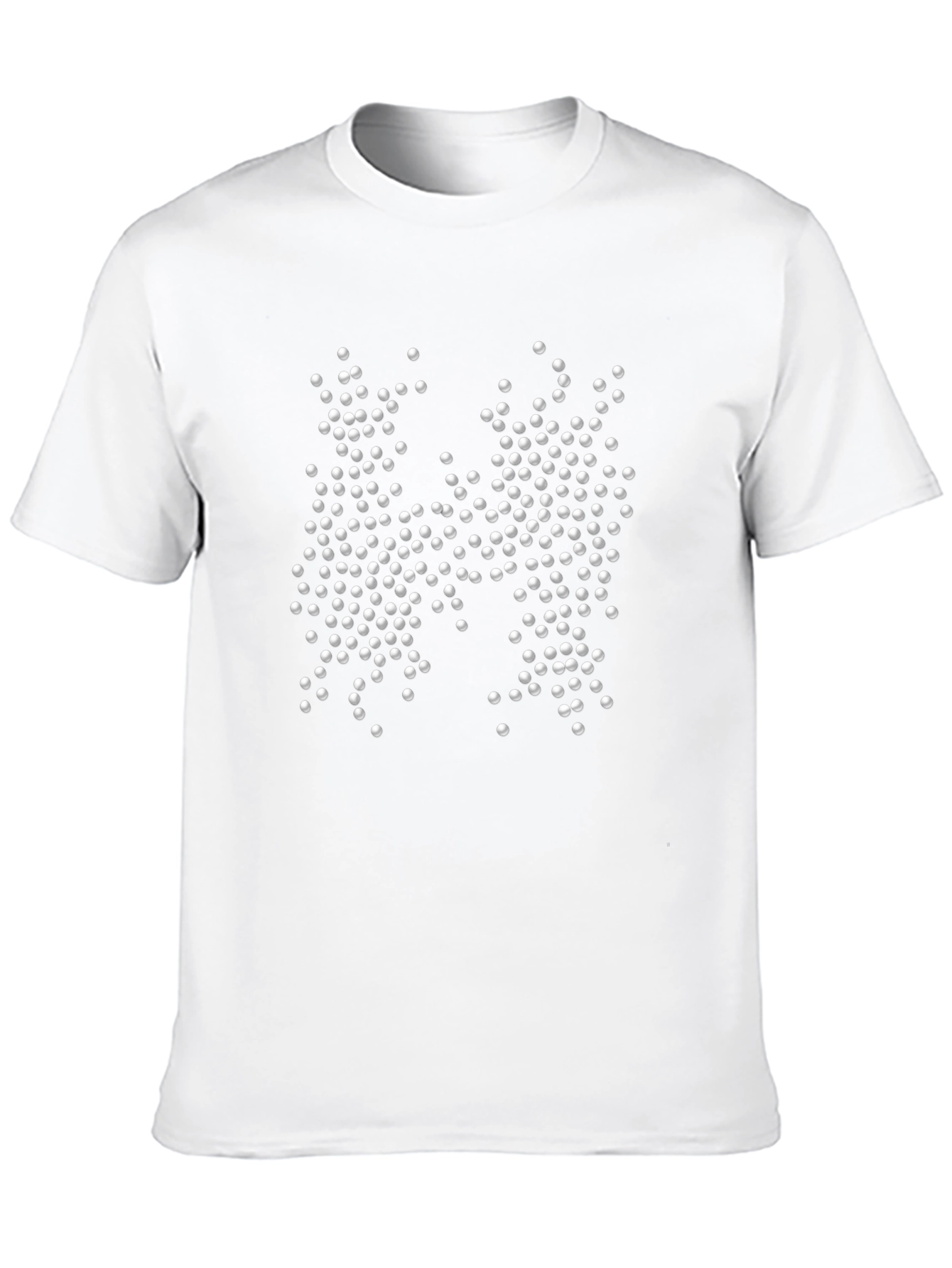 Abstract H Black T-Shirt
