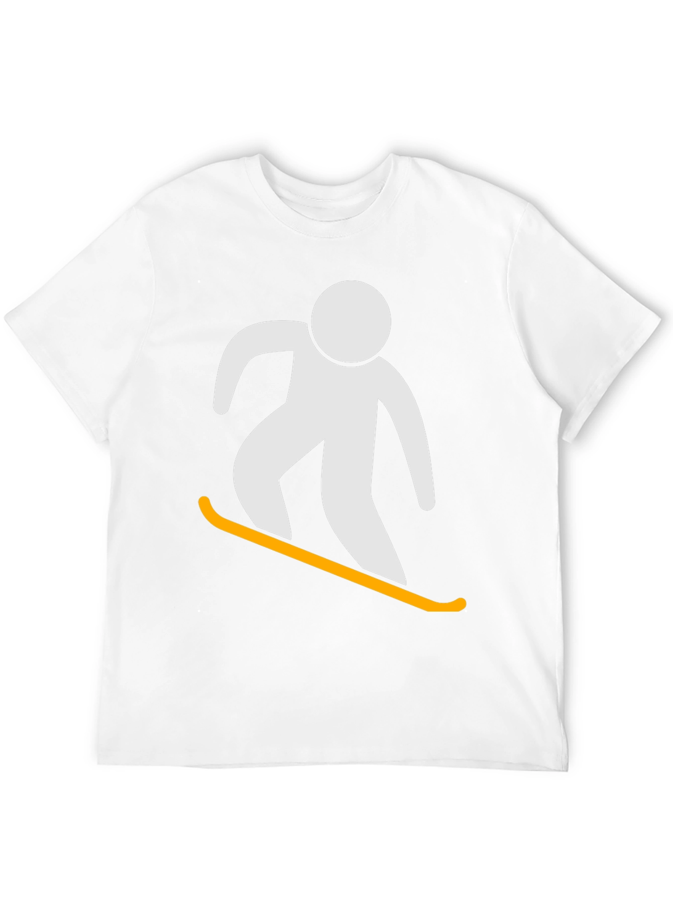 Snowboarder Graphic Tee - Black Cotton T-Shirt