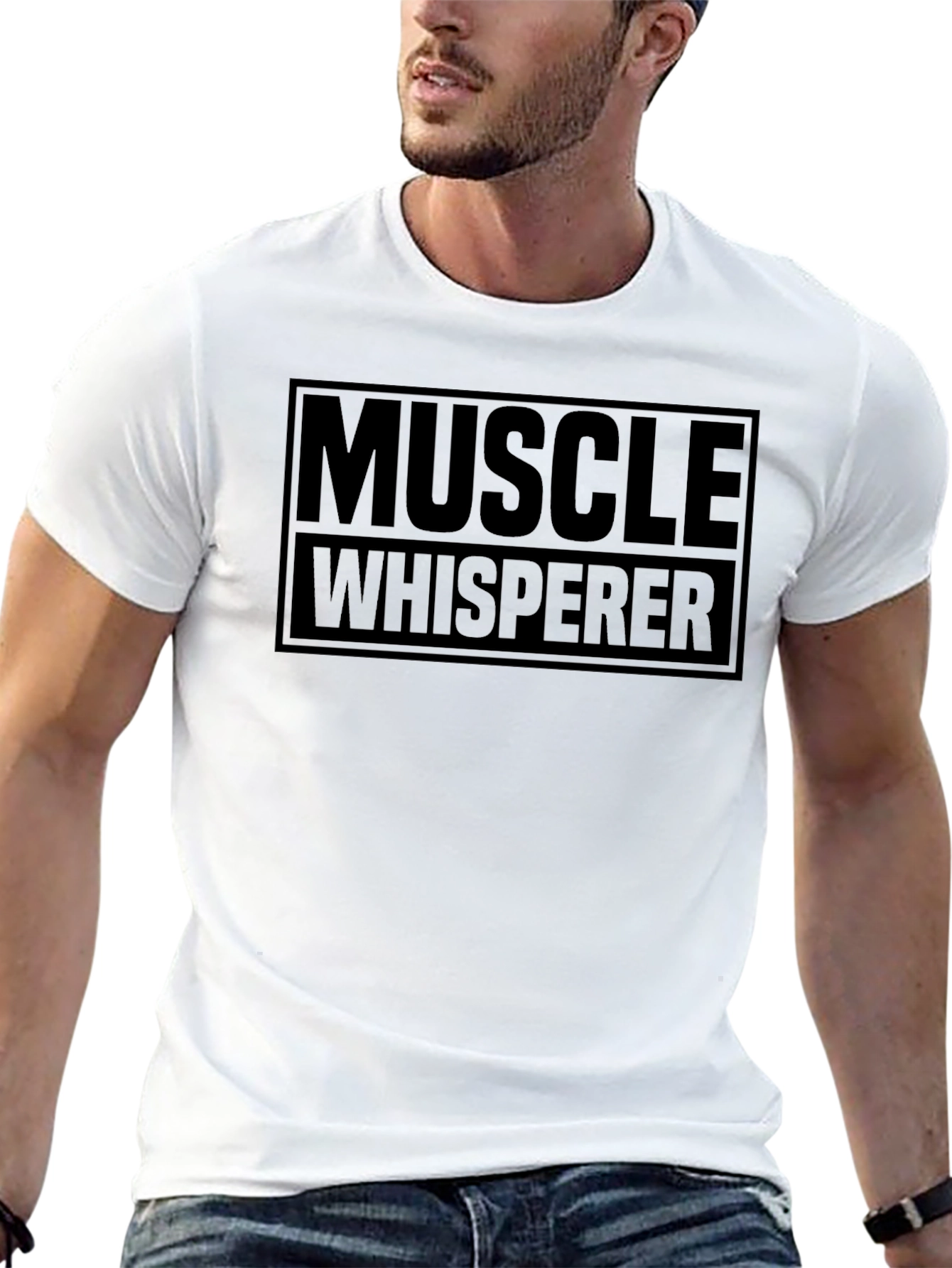 Muscle Whisperer Graphic Tee - Black Gym Shirt