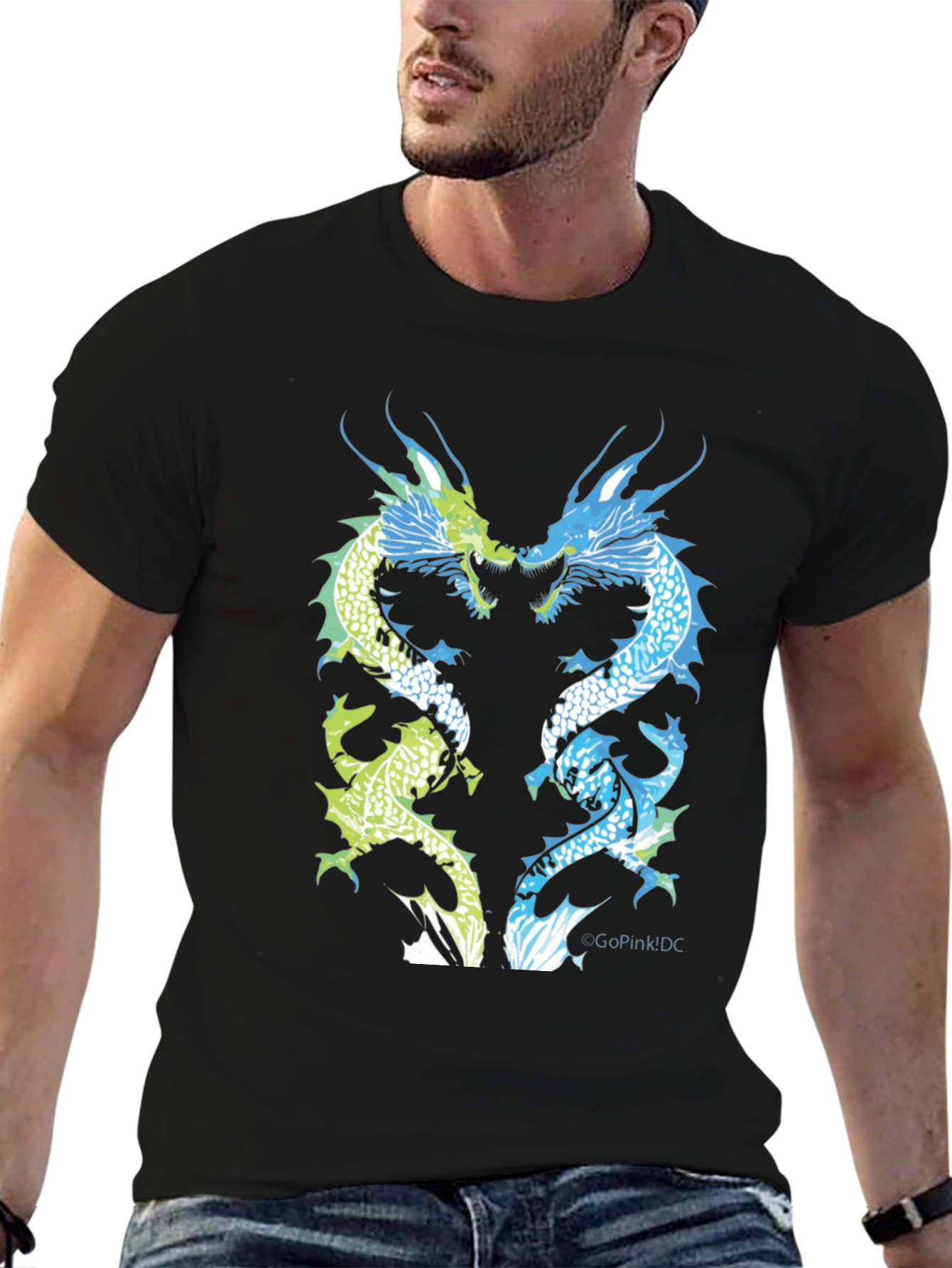 Dragon Print Graphic Tee