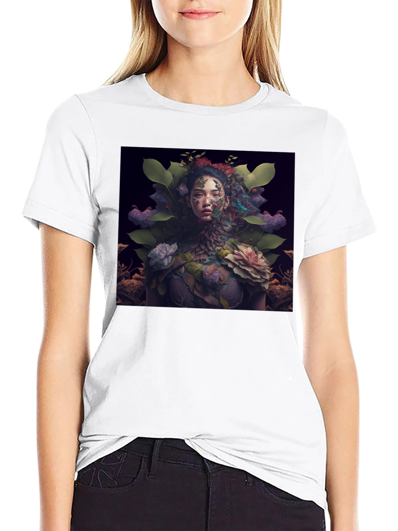 Nature Art Black T-Shirt