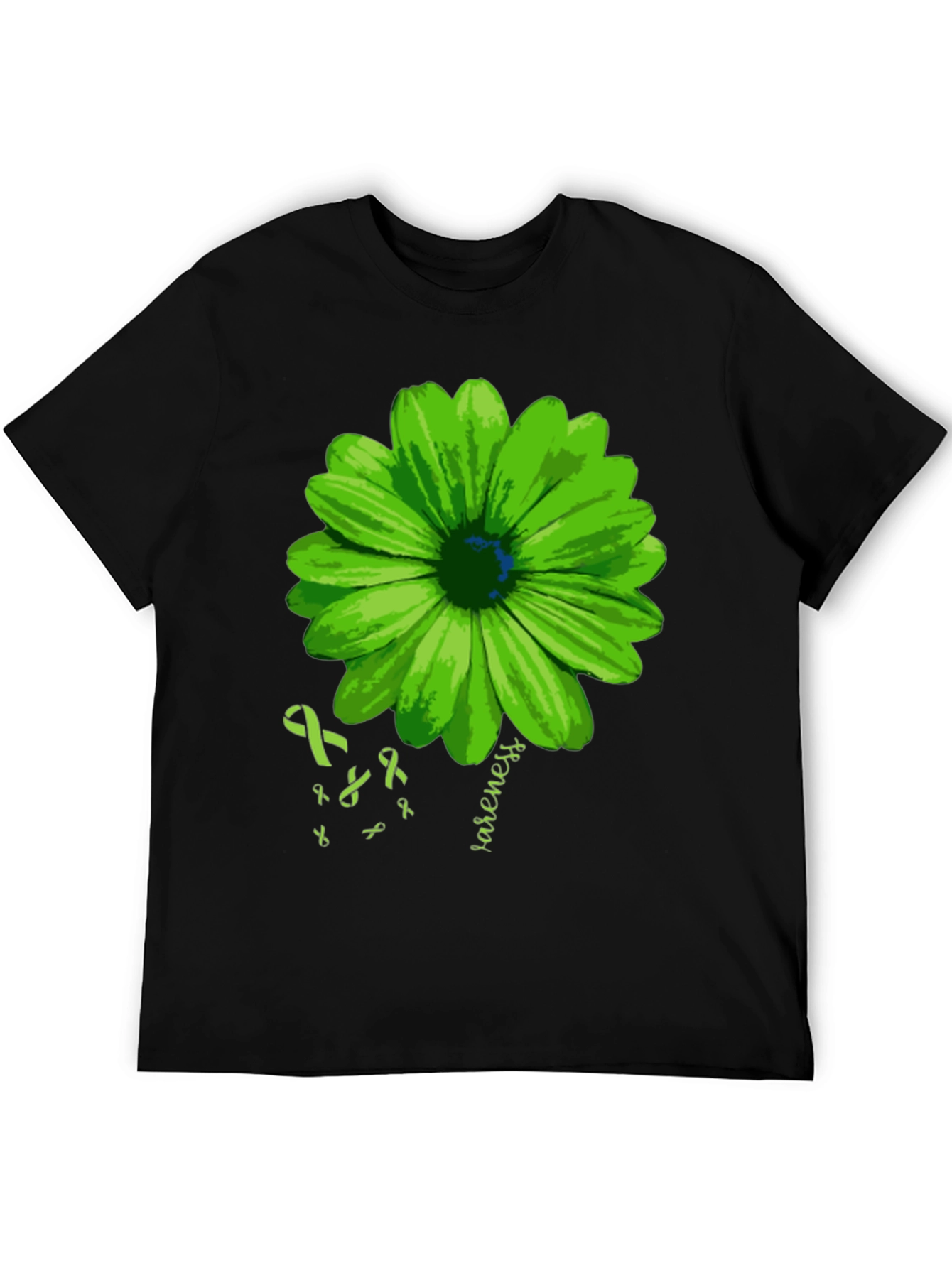 Green Awareness Flower T-Shirt