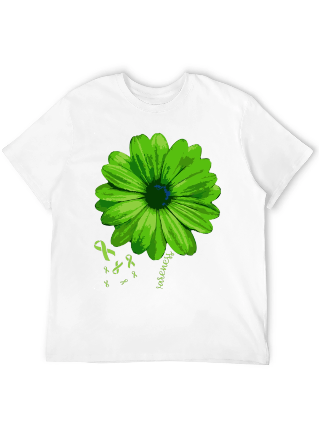 Green Awareness Flower T-Shirt