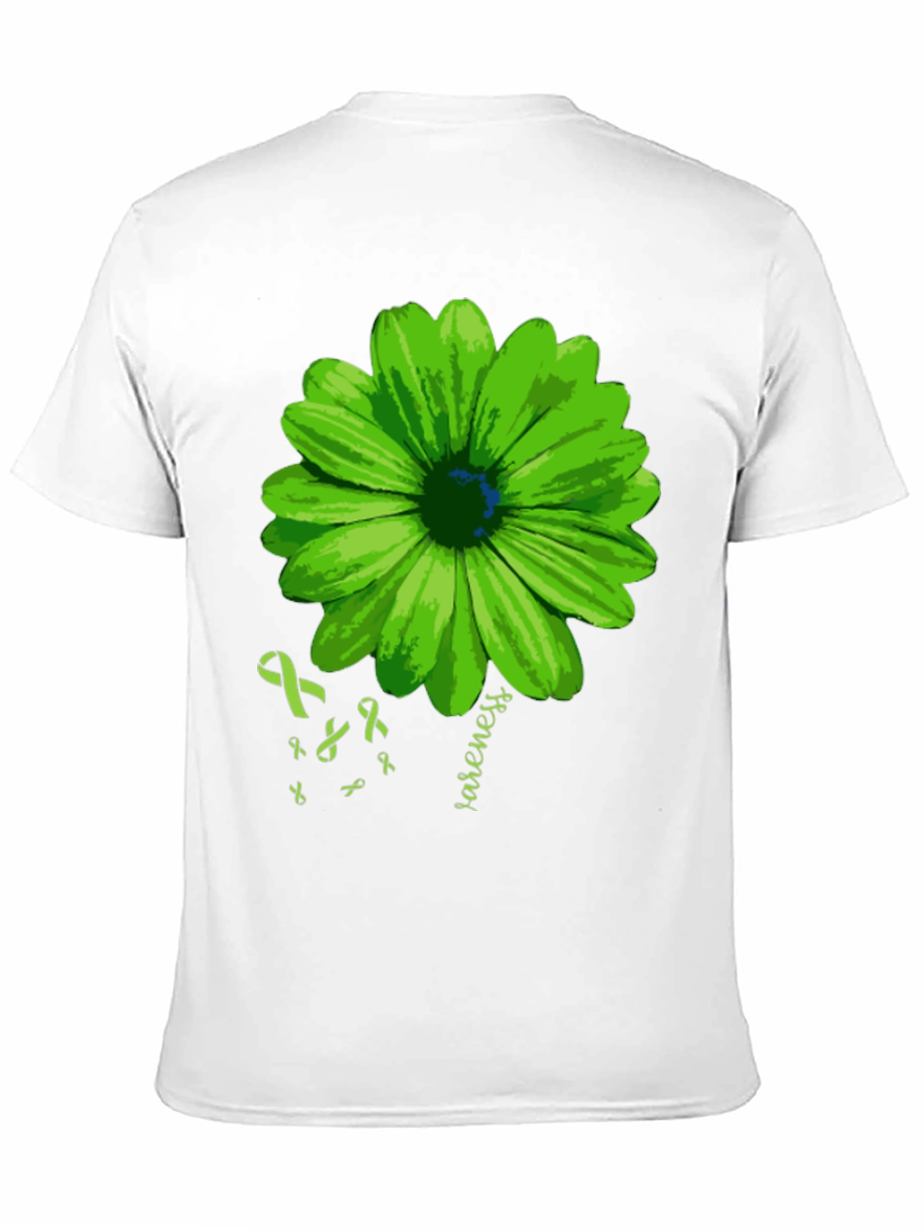 Green Awareness Flower T-Shirt