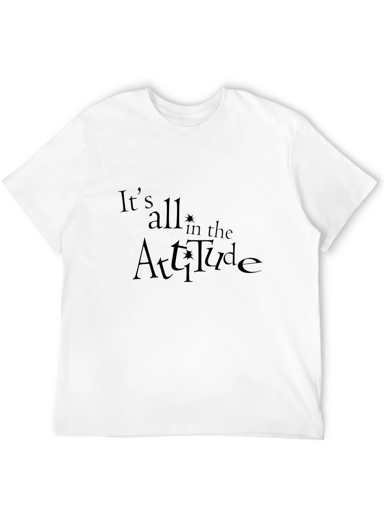 Attitude Graphic Tee - Stylish & Comfortable