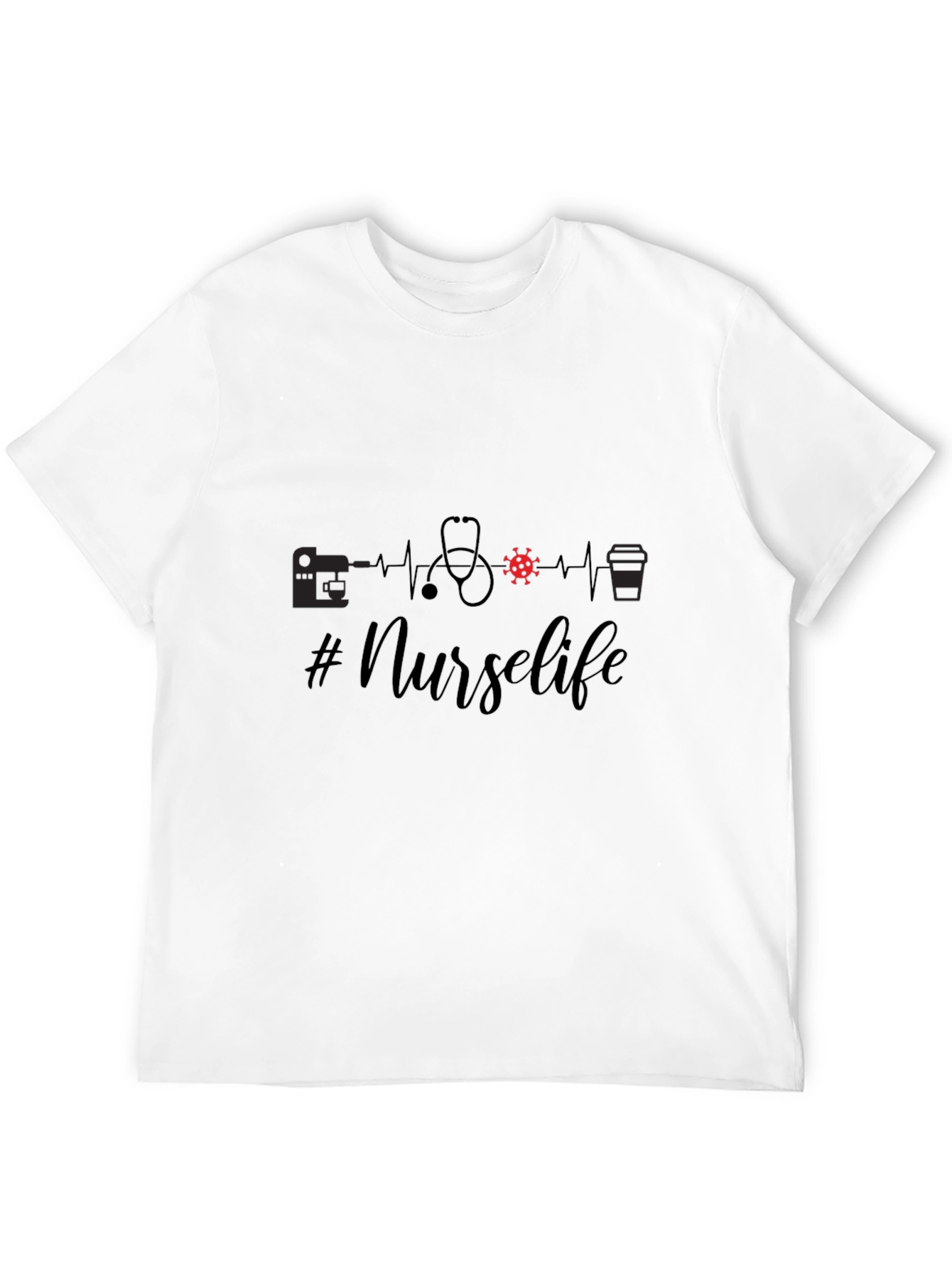 Nurse Life Graphic Tee - Black Unisex Shirt