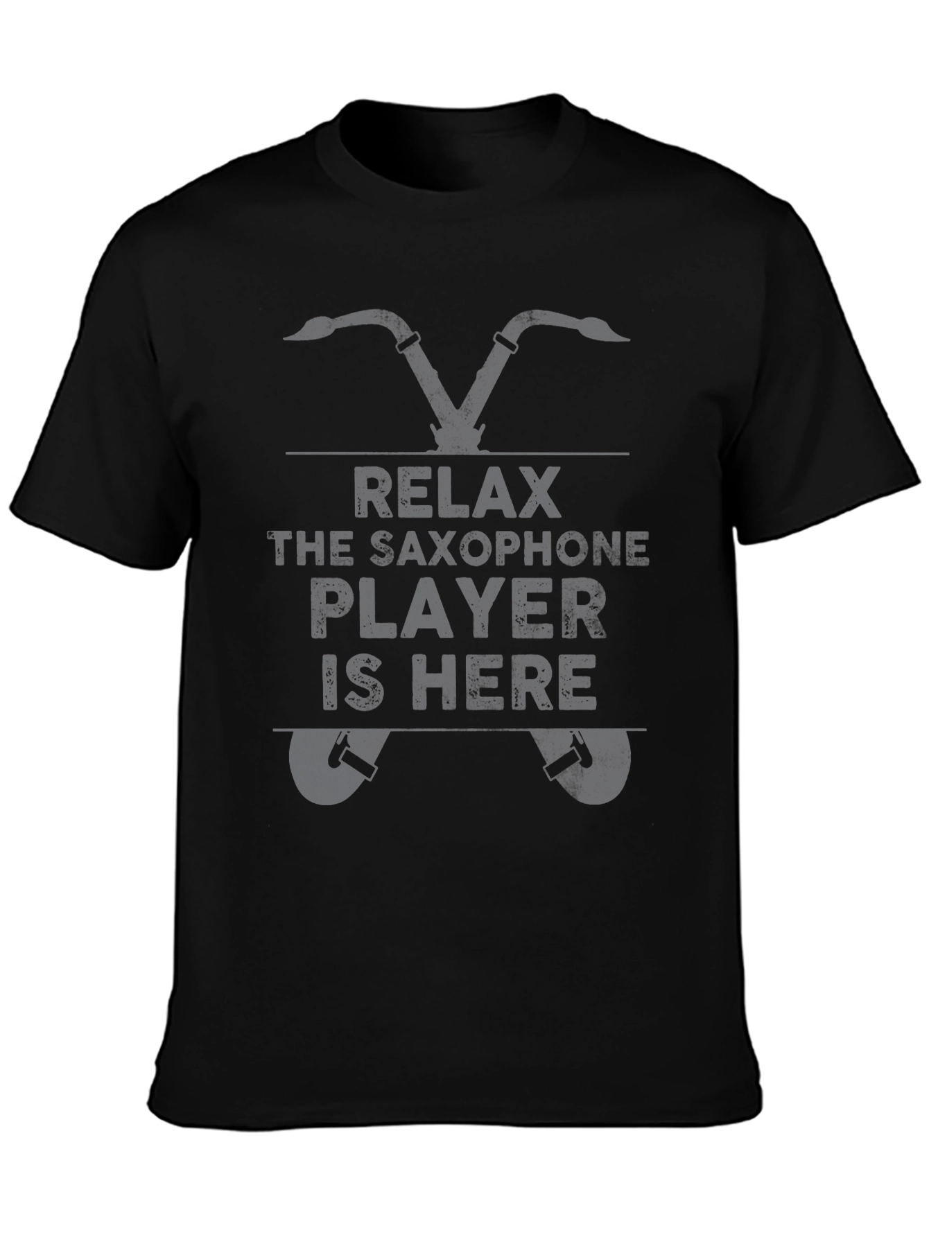 Relax Saxophone Player Novelty T-Shirt