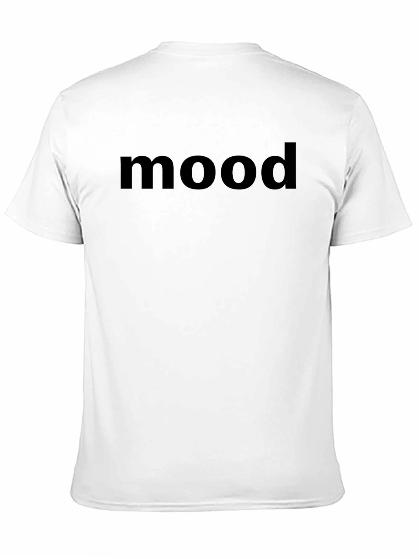 Mood Graphic Print Black T-Shirt