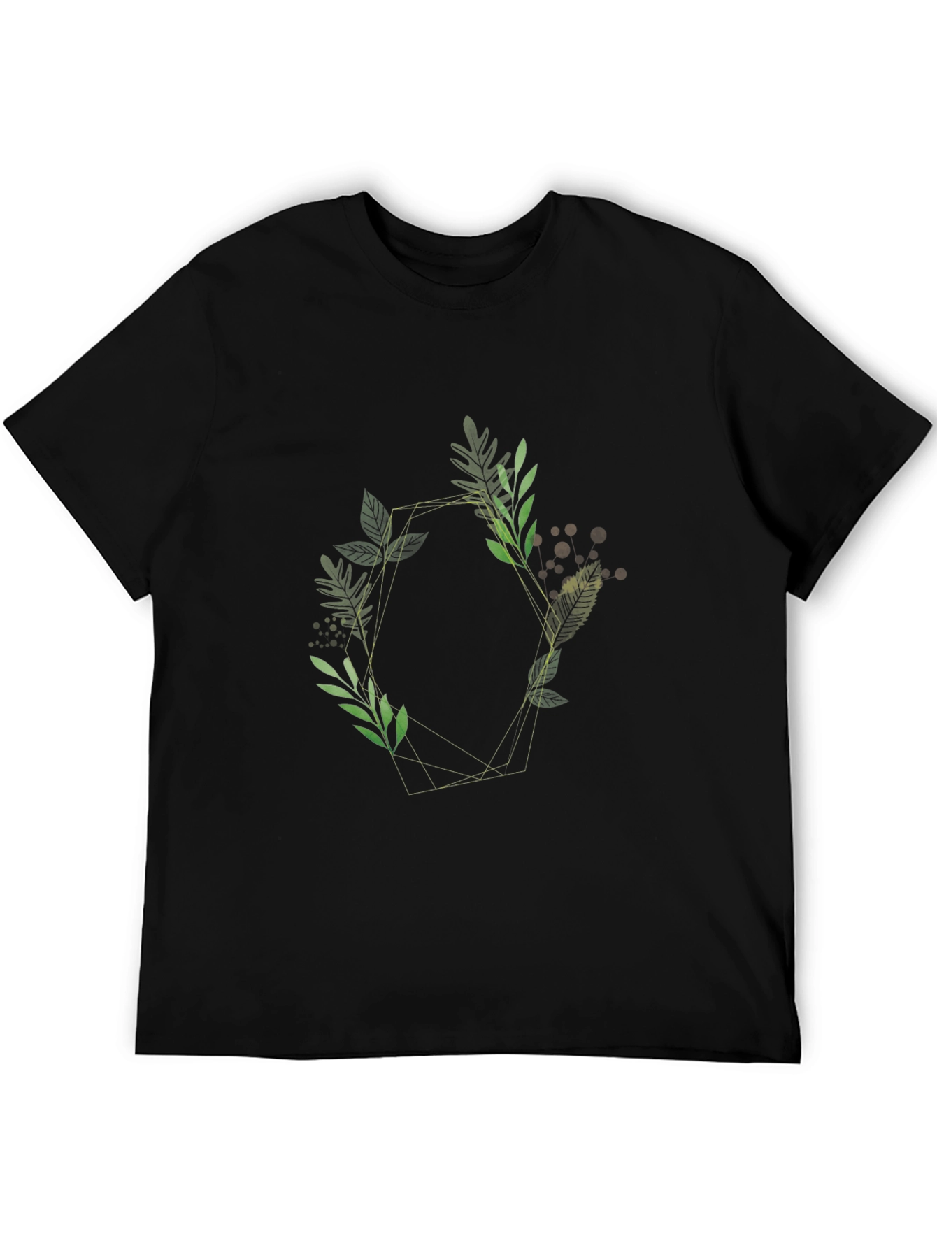 Geometric Floral Tee - Stylish & Modern Design