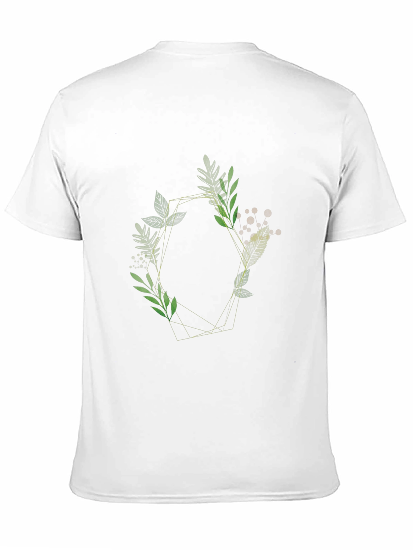 Geometric Floral Tee - Stylish & Modern Design
