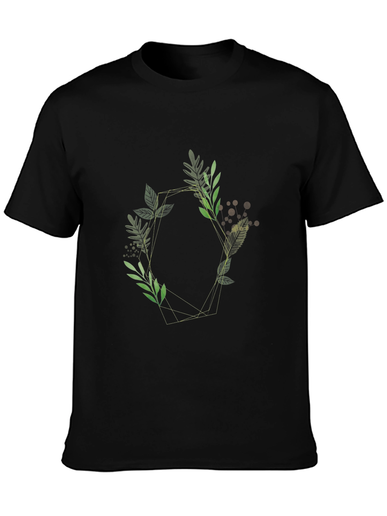 Geometric Floral Tee - Stylish & Modern Design