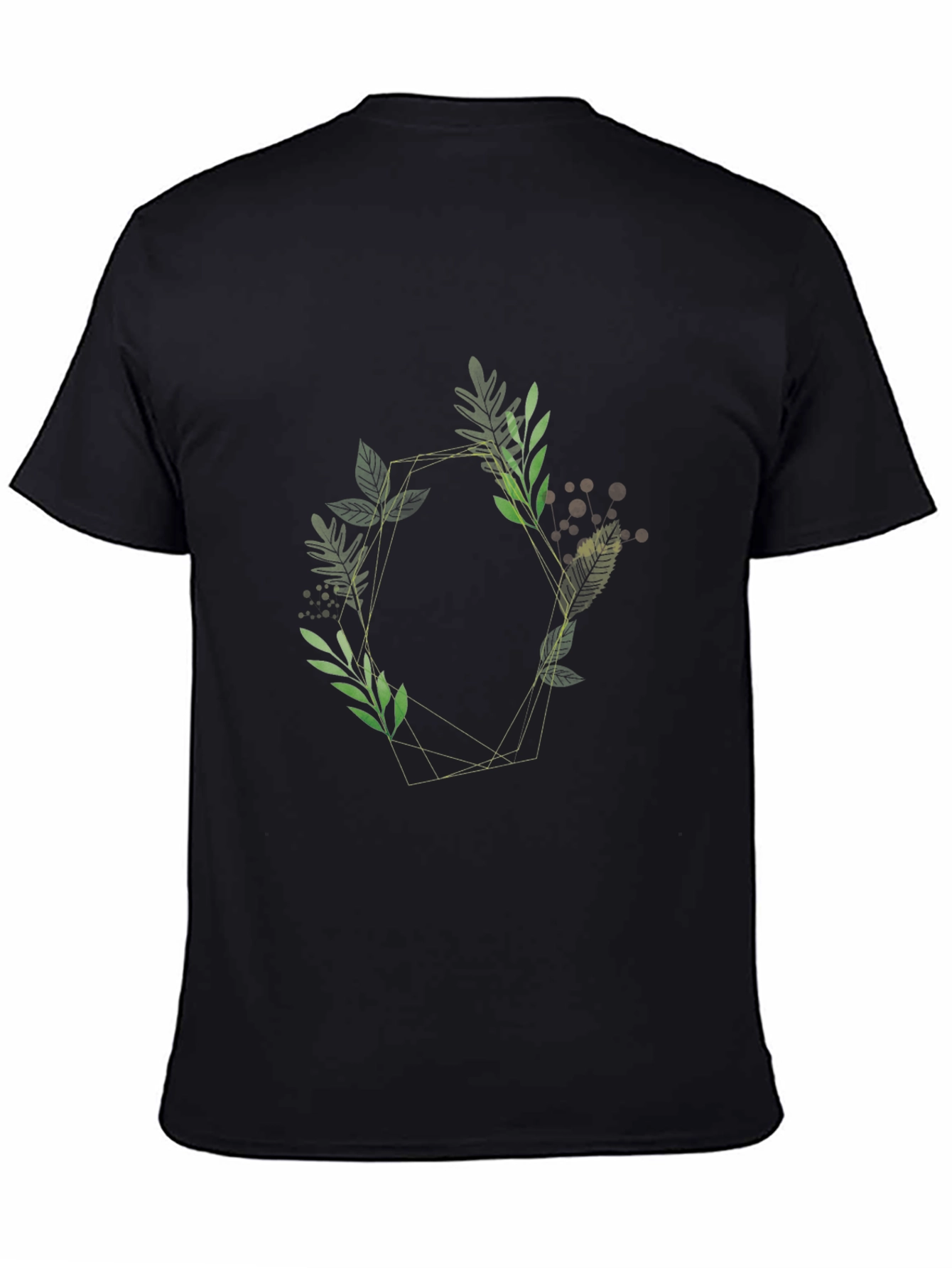 Geometric Floral Tee - Stylish & Modern Design
