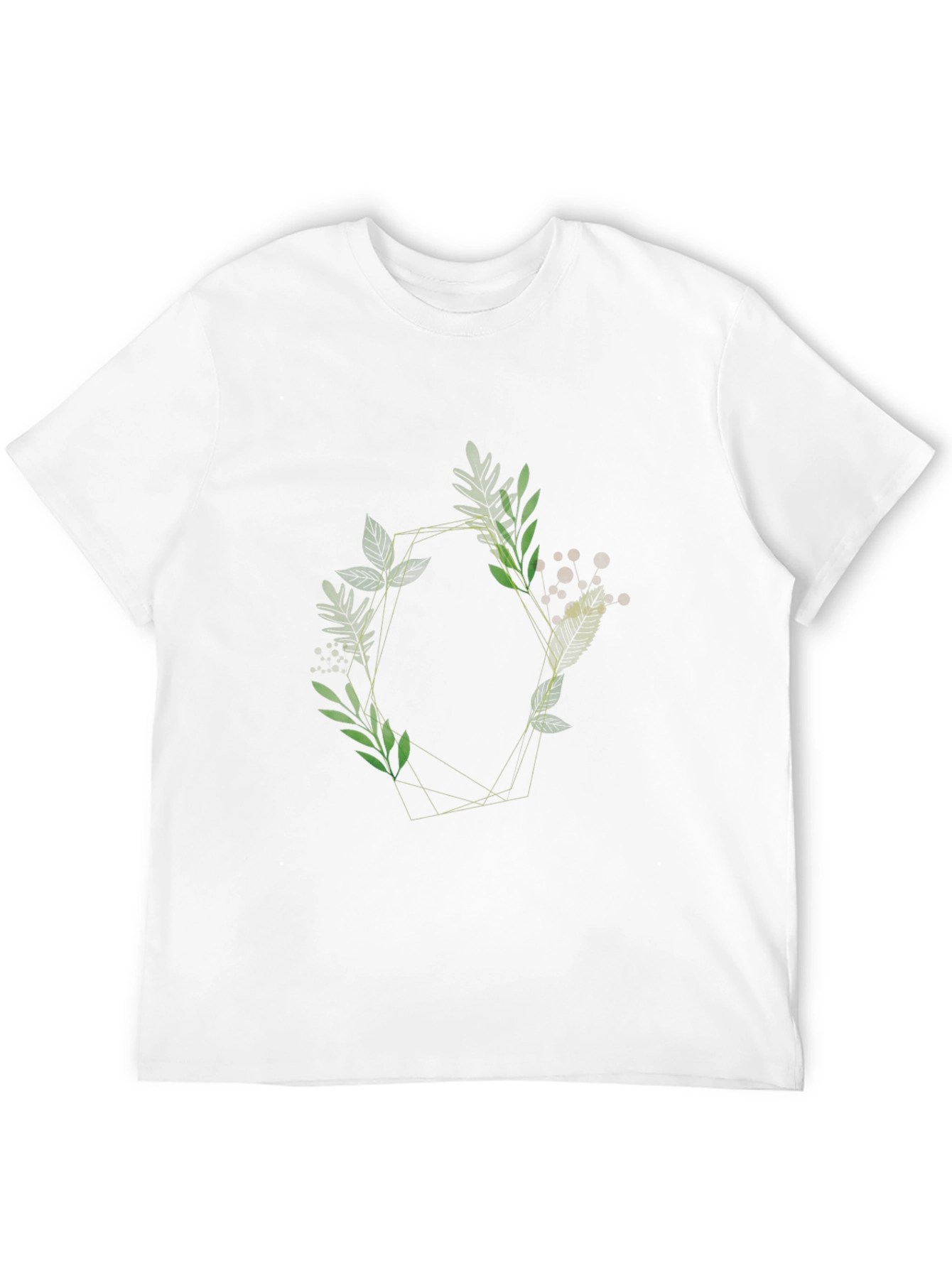Geometric Floral Tee - Stylish & Modern Design