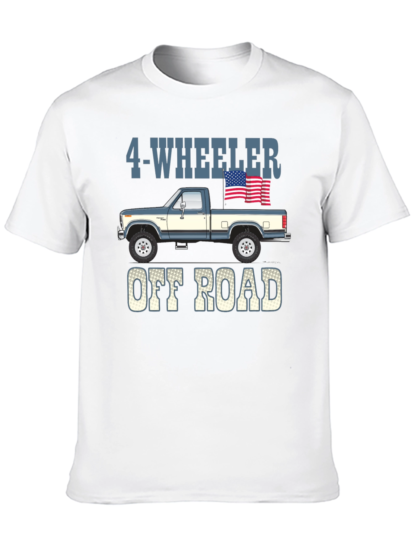 4-Wheeler Off Road Truck Graphic Tee