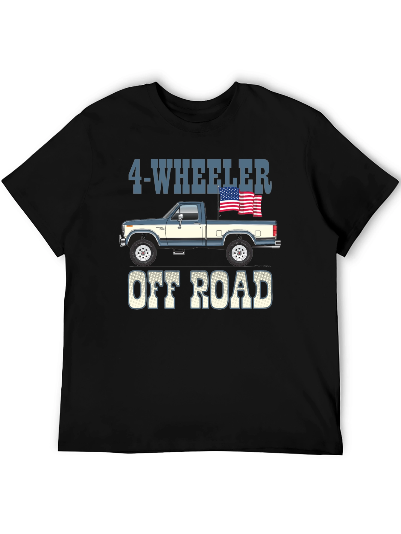 4-Wheeler Off Road Truck Graphic Tee