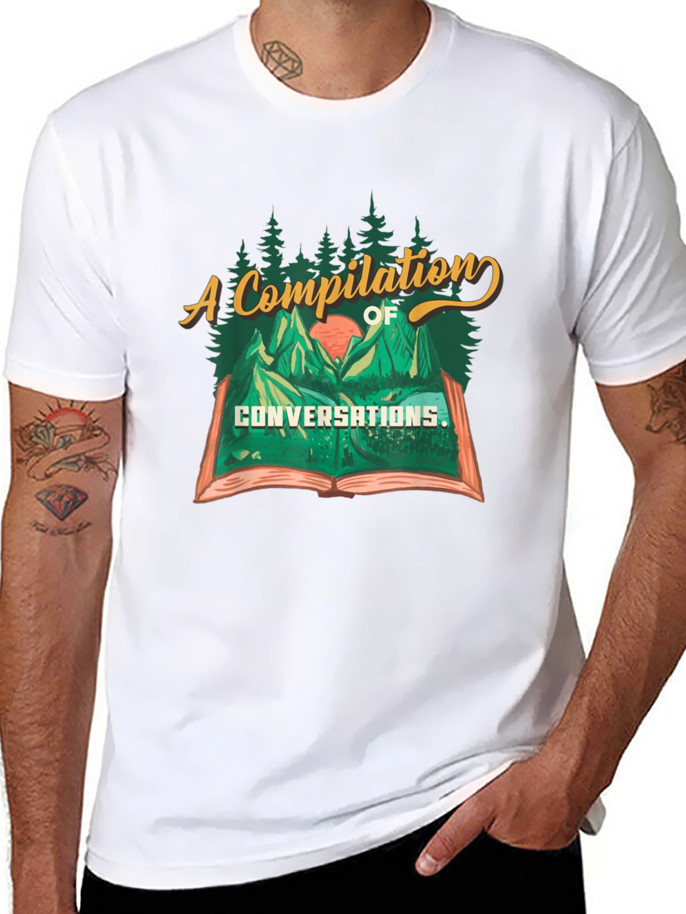A Compilation of Conversations Graphic Tee