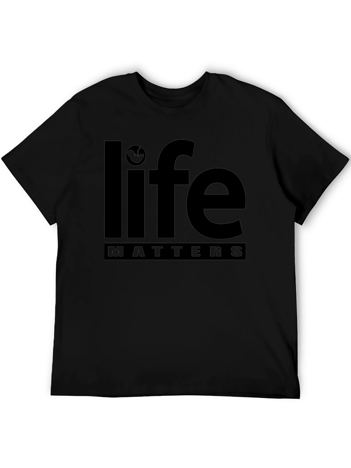 Life Matters Graphic Tee - Black Unisex T-Shirt
