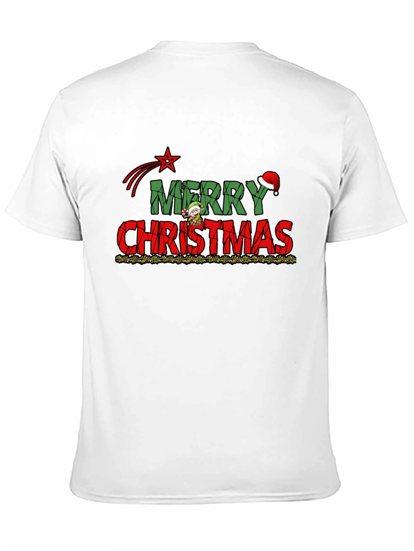 Festive Merry Christmas Graphic Tee