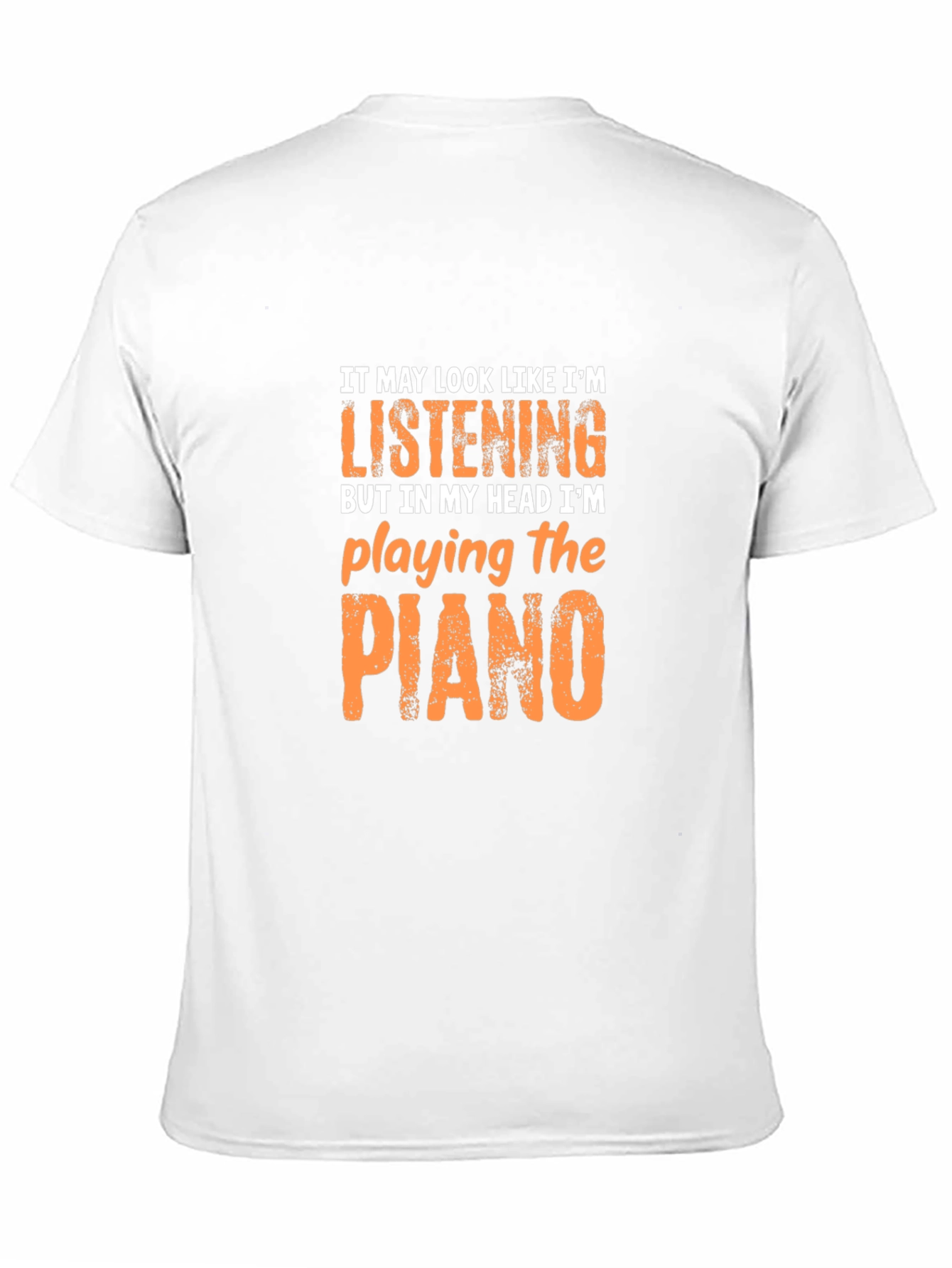 Piano Player T-Shirt - Head in the Music