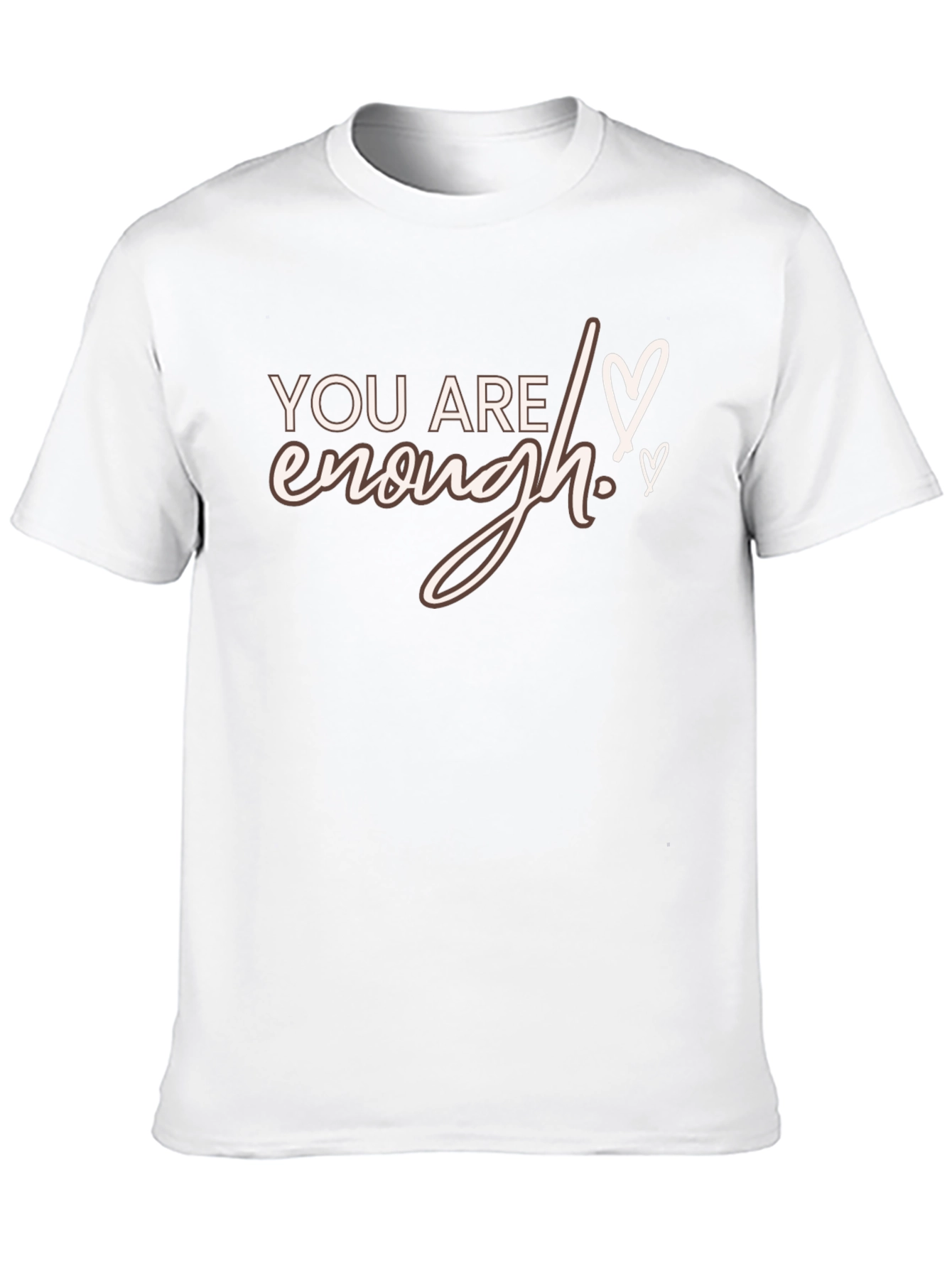 You Are Enough Graphic Tee - Black