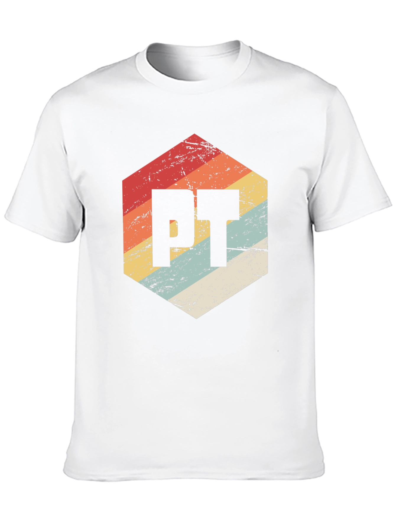 Retro PT Hexagon Black T-Shirt