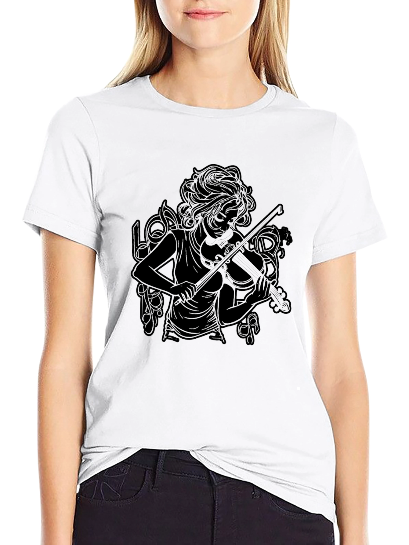 Musician Art Black T-Shirt - Stylish & Unique