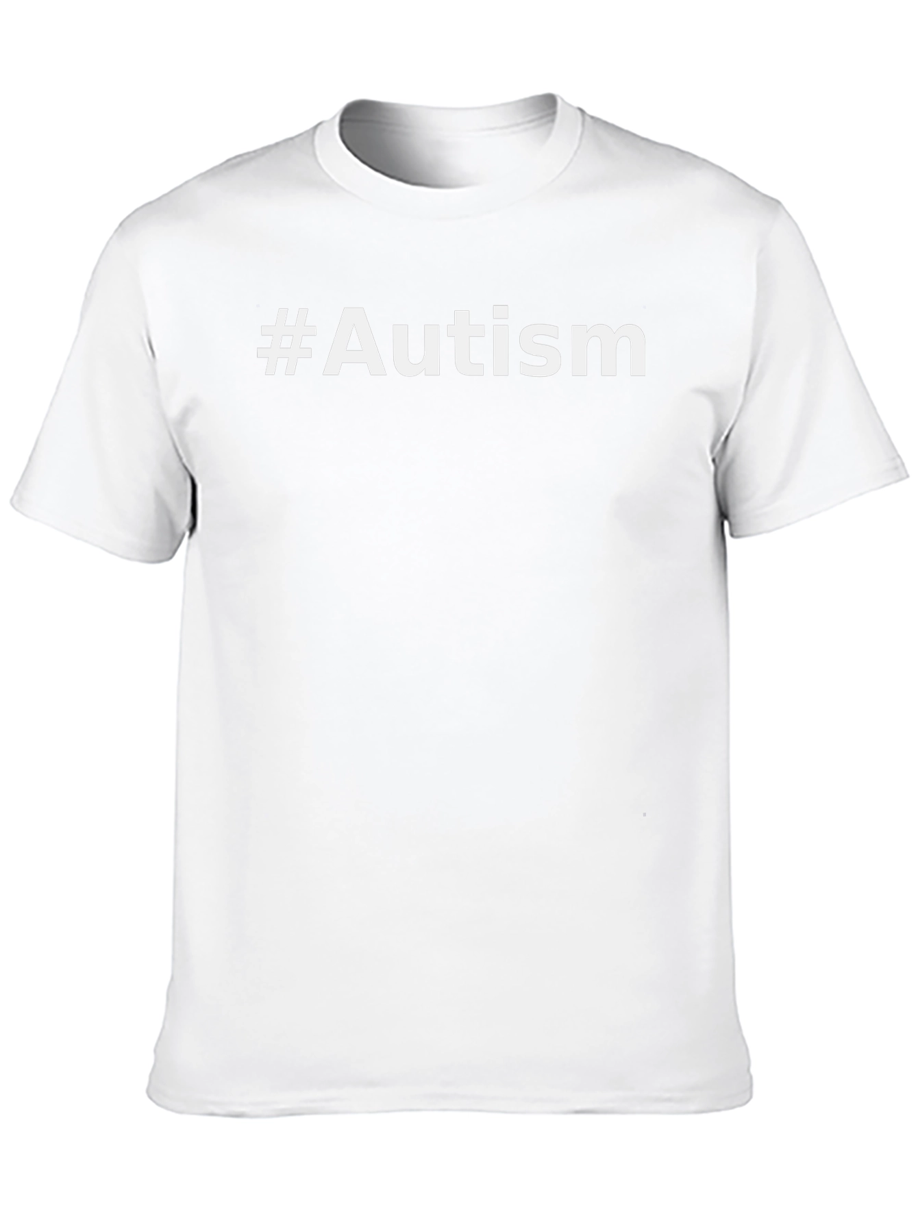 #Autism Awareness Black Tee - Support & Acceptance