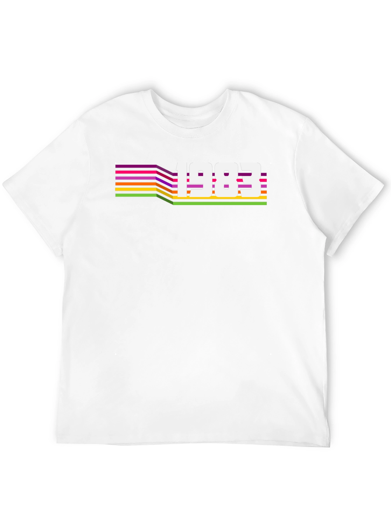 Retro 1983 Graphic Tee - Black