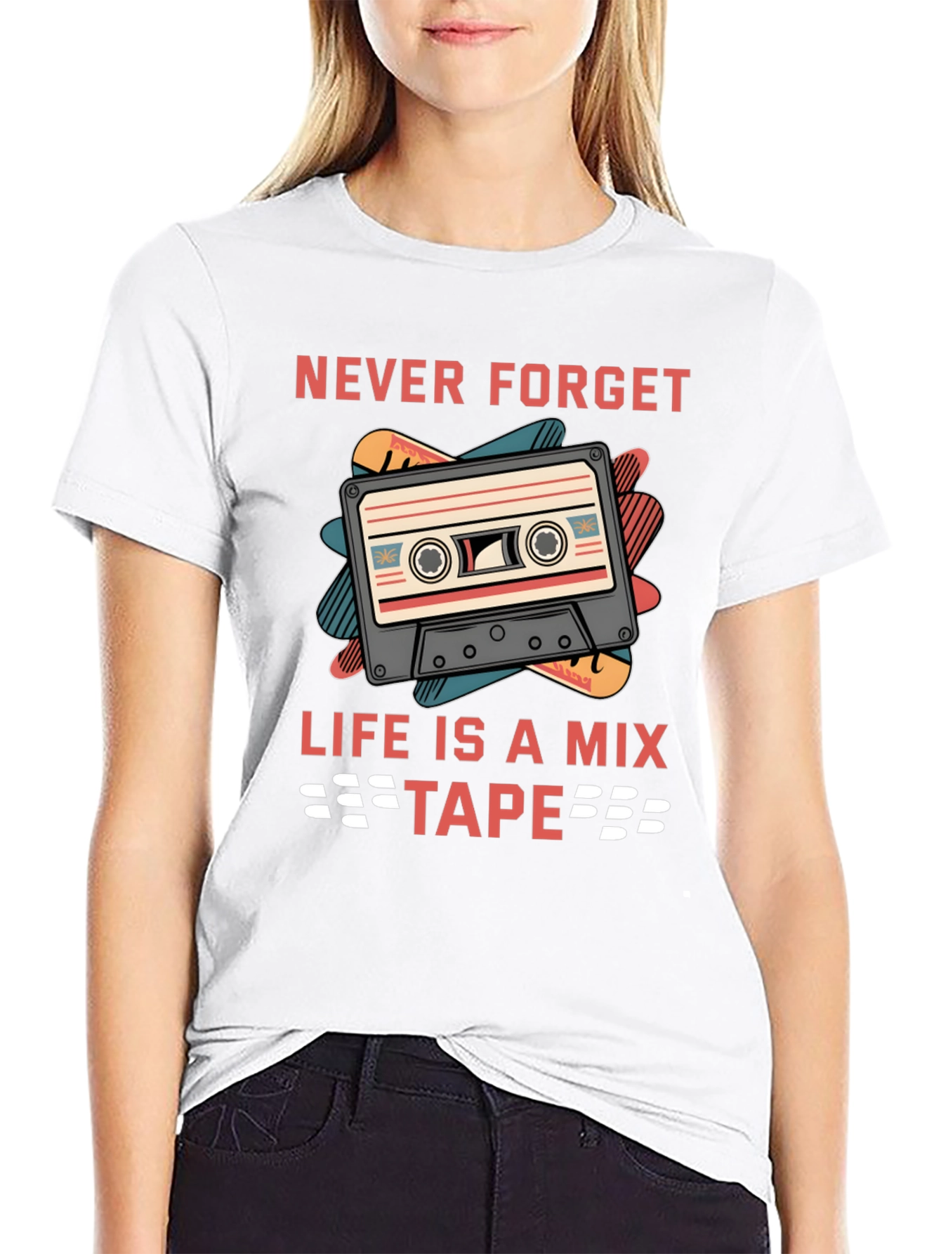 Never Forget Mixtape Graphic Tee