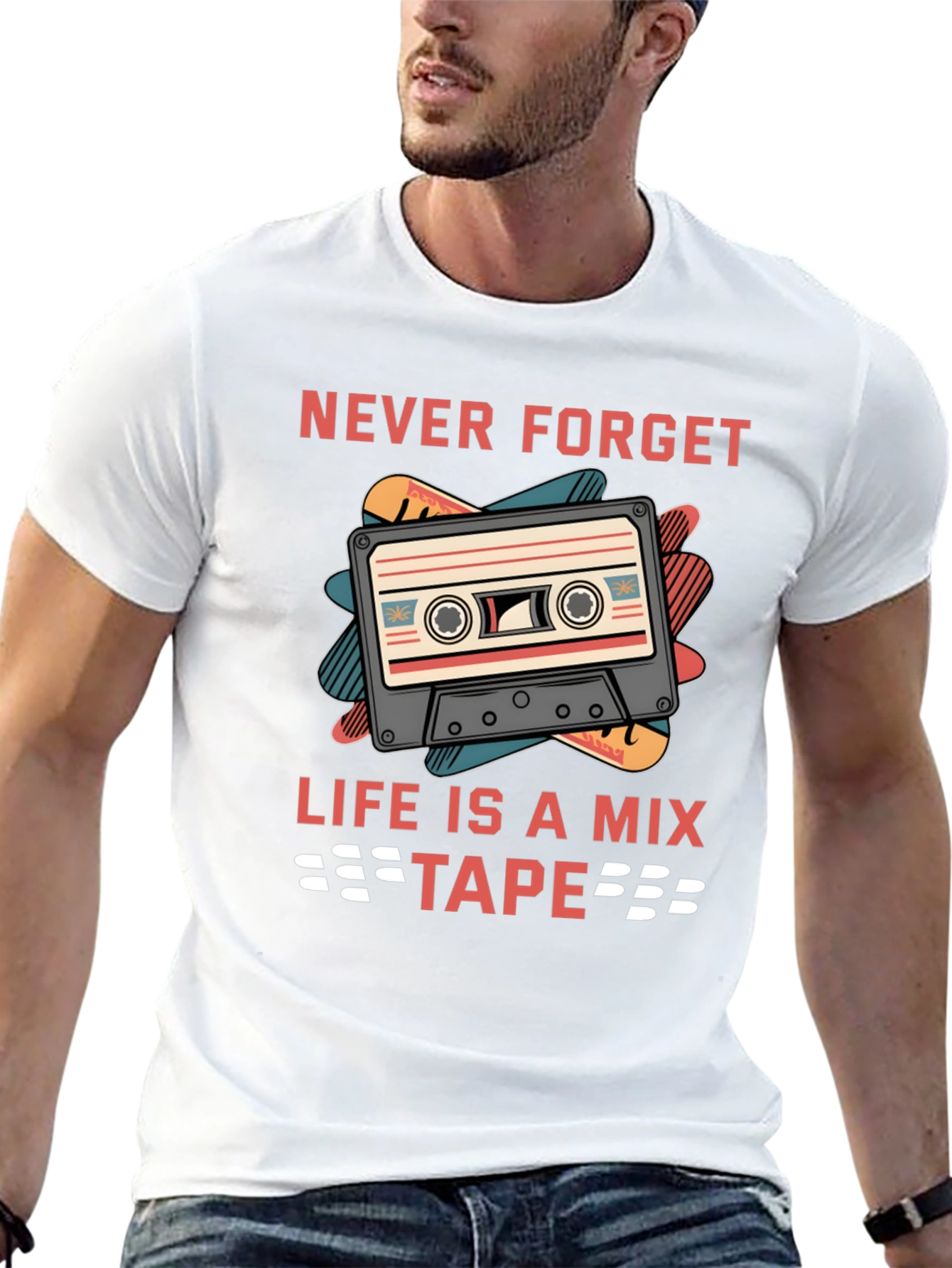 Never Forget Mixtape Graphic Tee