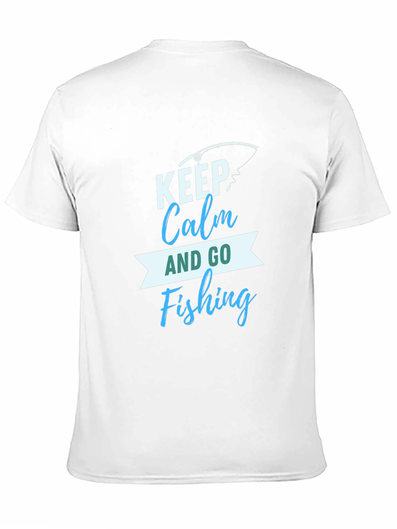 Keep Calm and Go Fishing Graphic T-Shirt