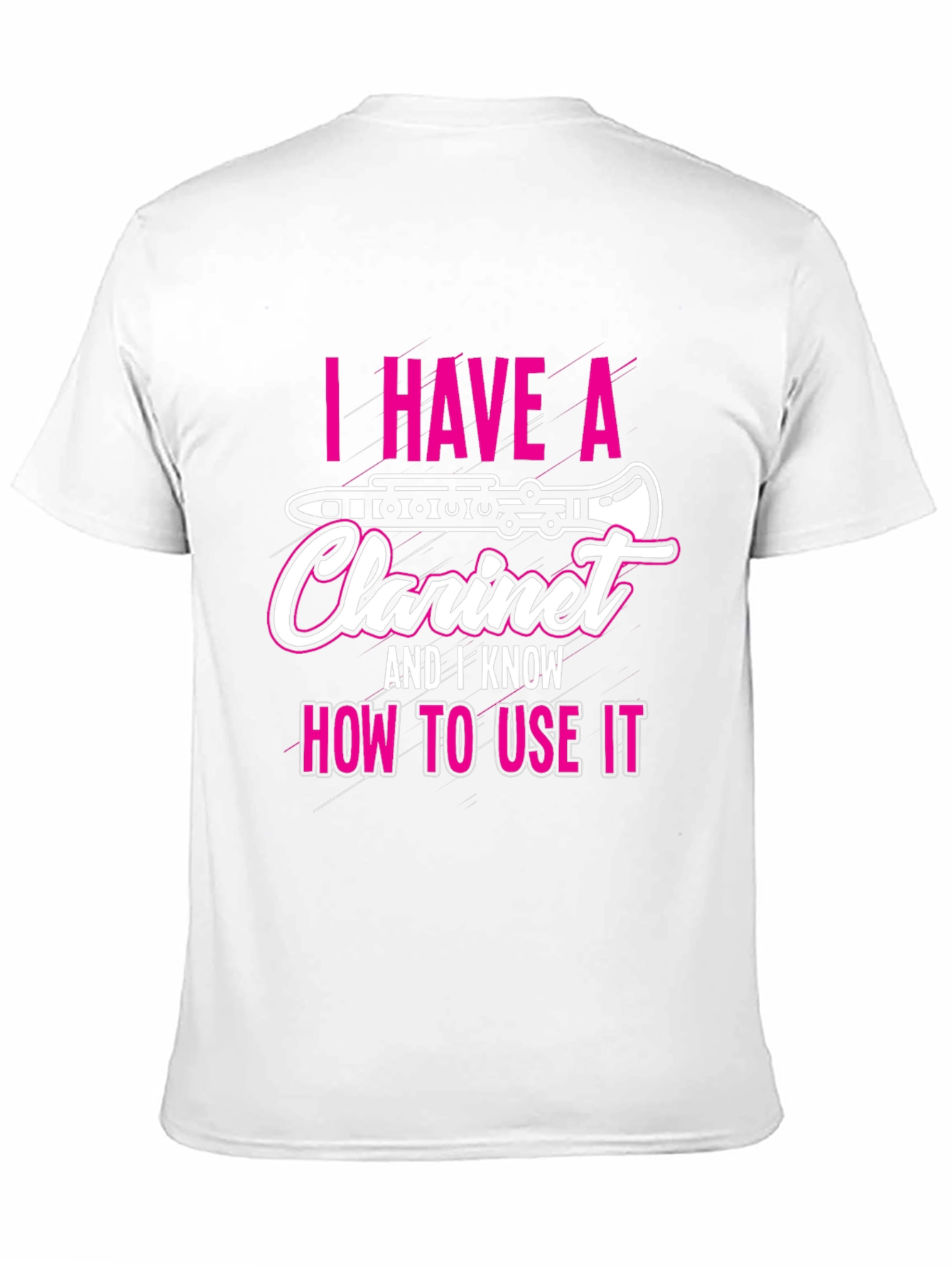 I Have A Clarinet T-Shirt Funny Musician Tee