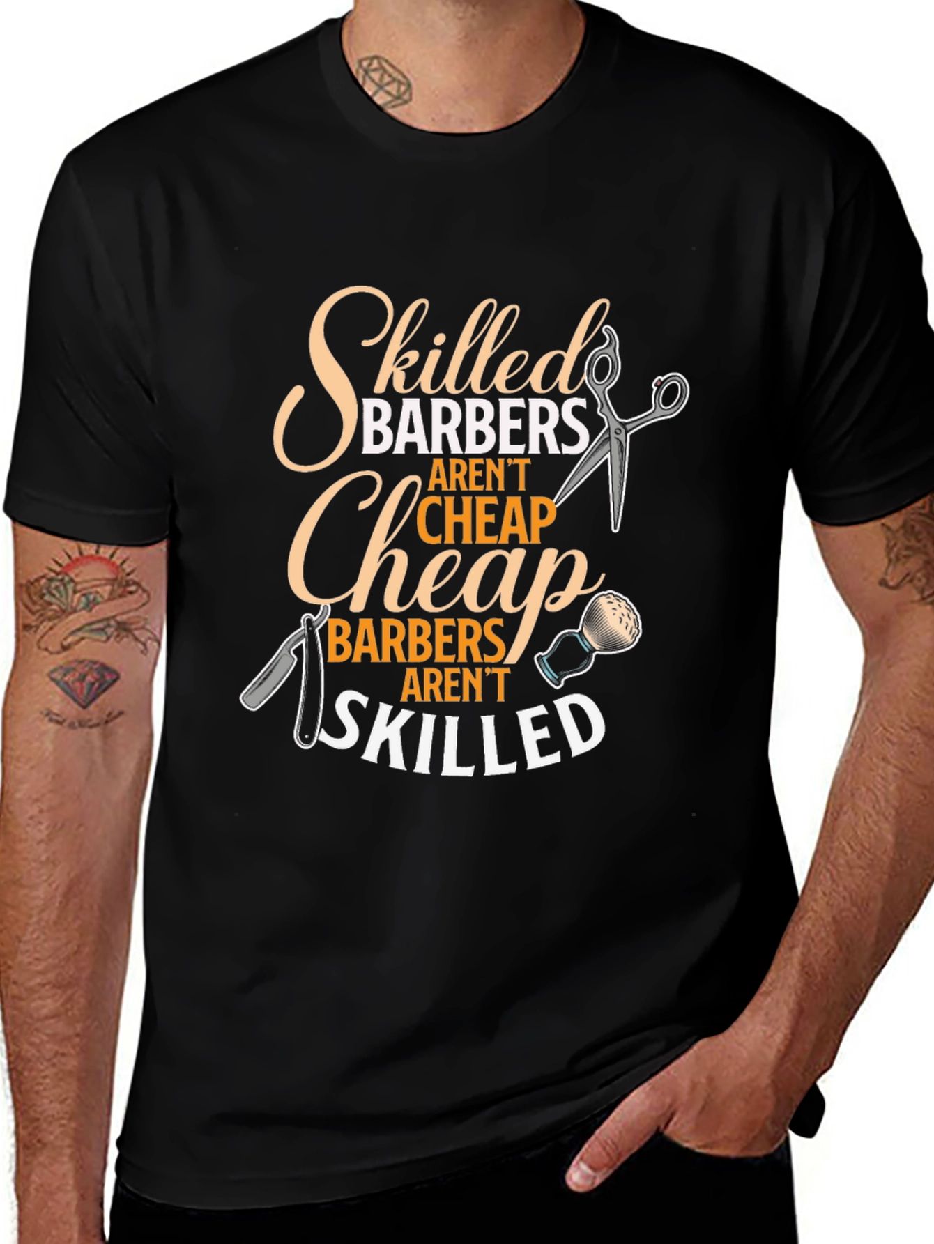 Skilled Barber T-Shirt - Premium Quality