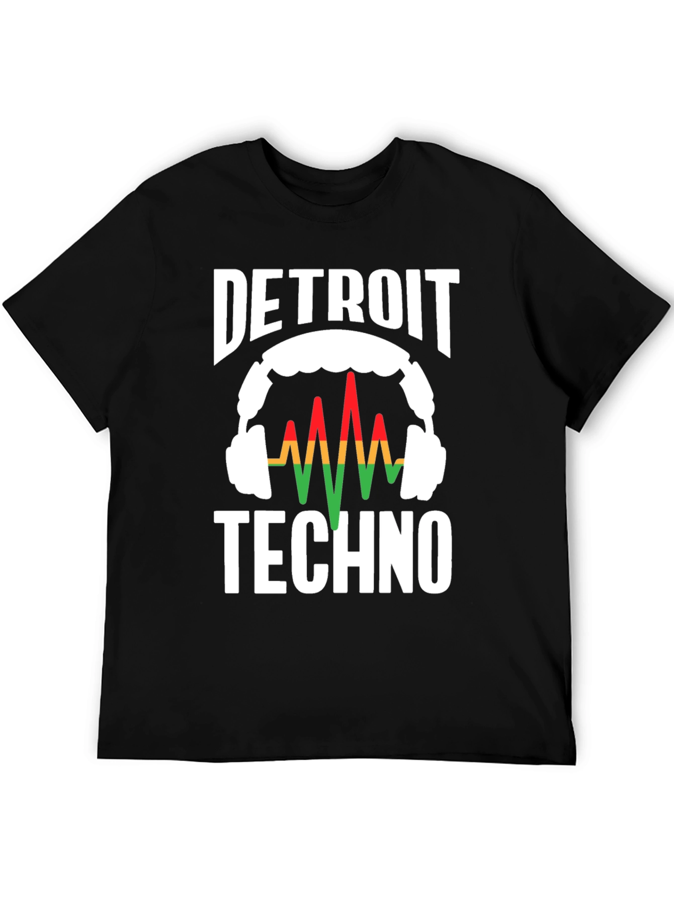 Detroit Techno Graphic Tee - Music Lover T-Shirt