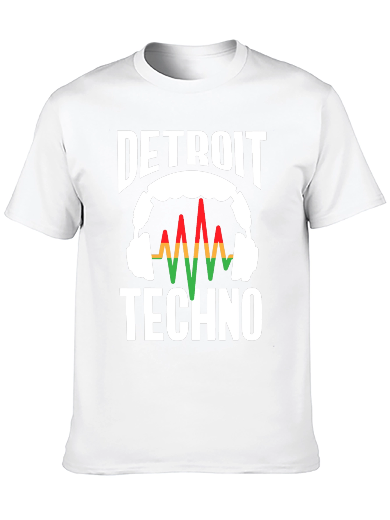 Detroit Techno Graphic Tee - Music Lover T-Shirt