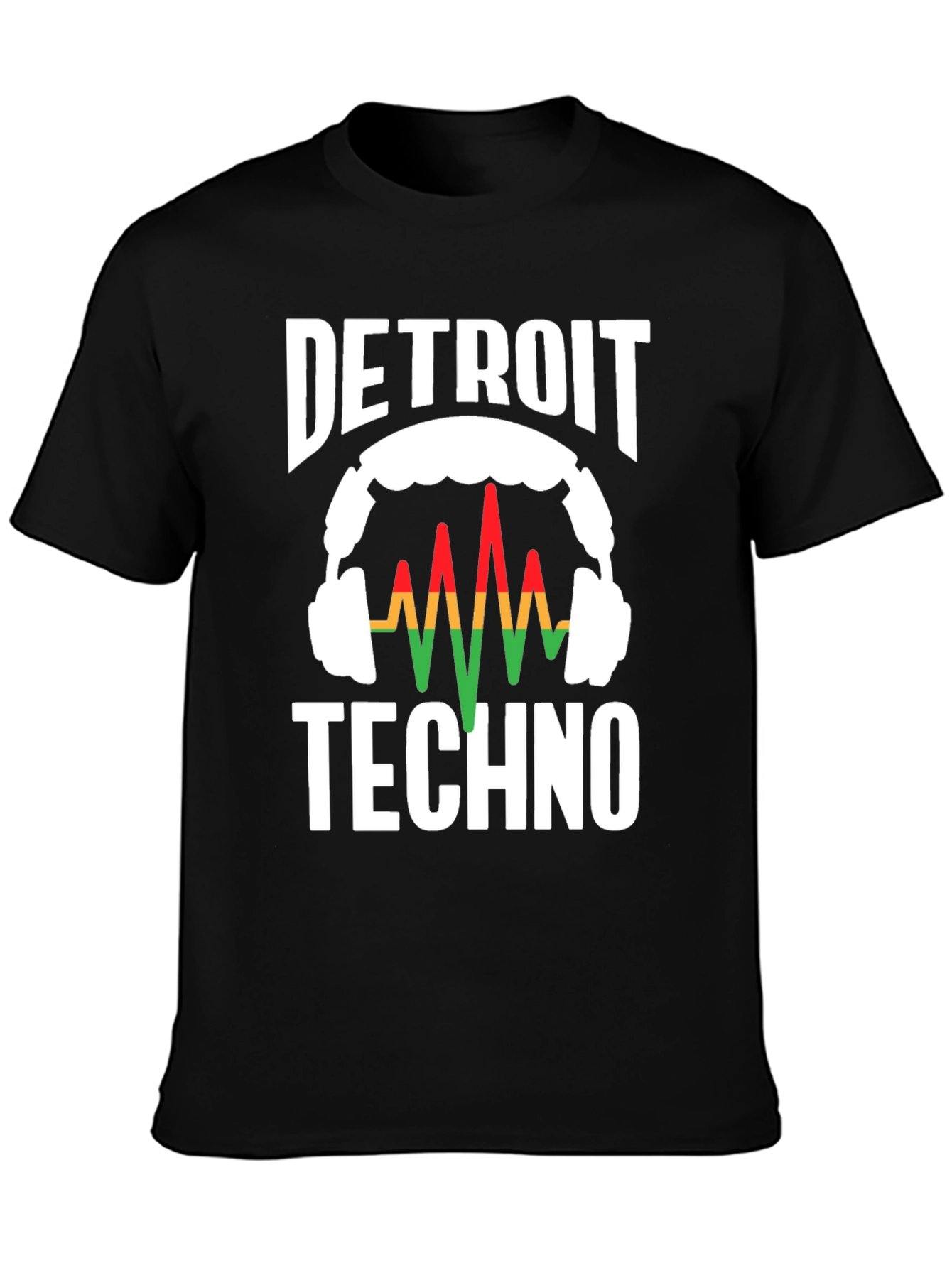 Detroit Techno Graphic Tee - Music Lover T-Shirt