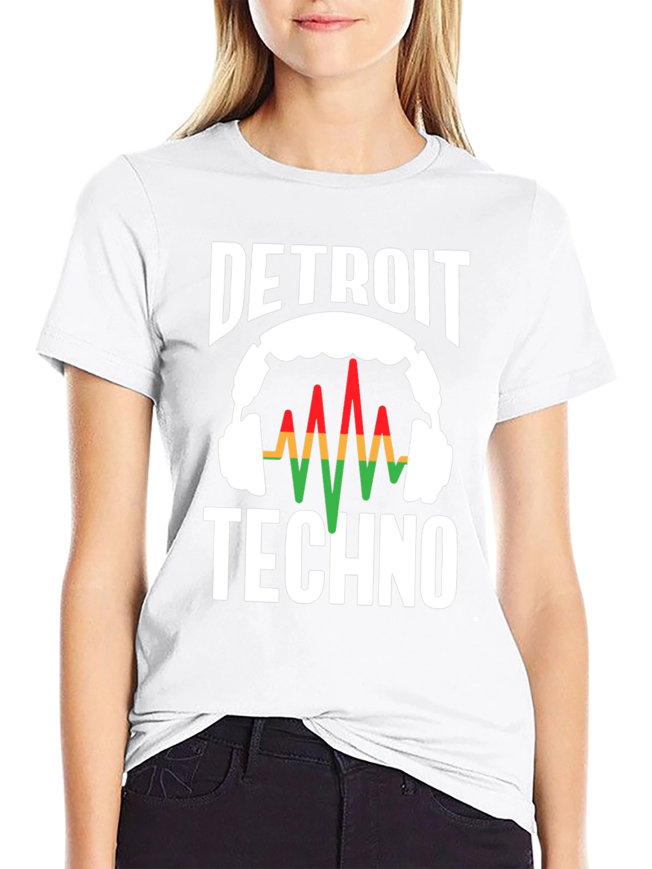Detroit Techno Graphic Tee - Music Lover T-Shirt