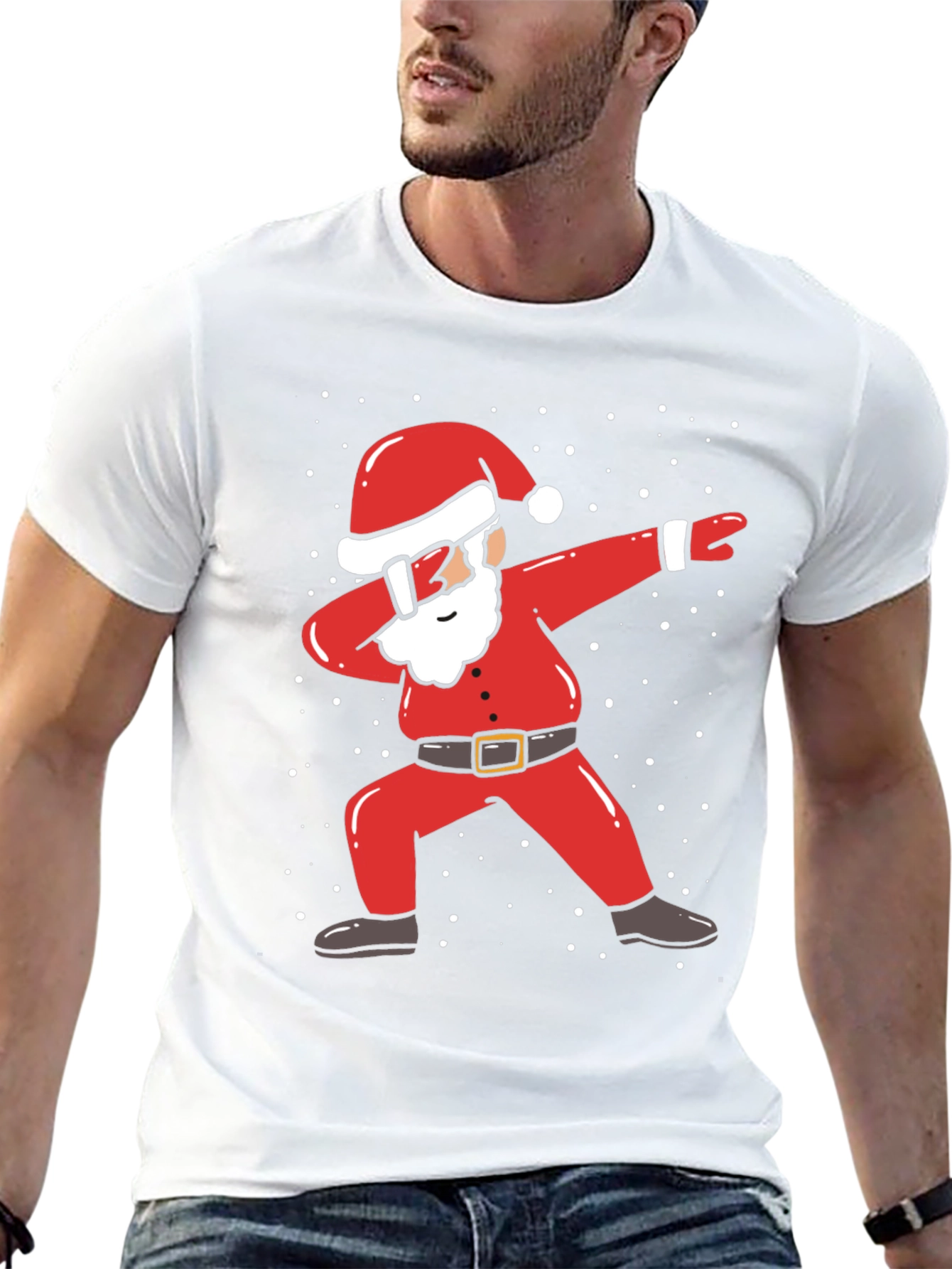 Dabbing Santa Christmas T-Shirt