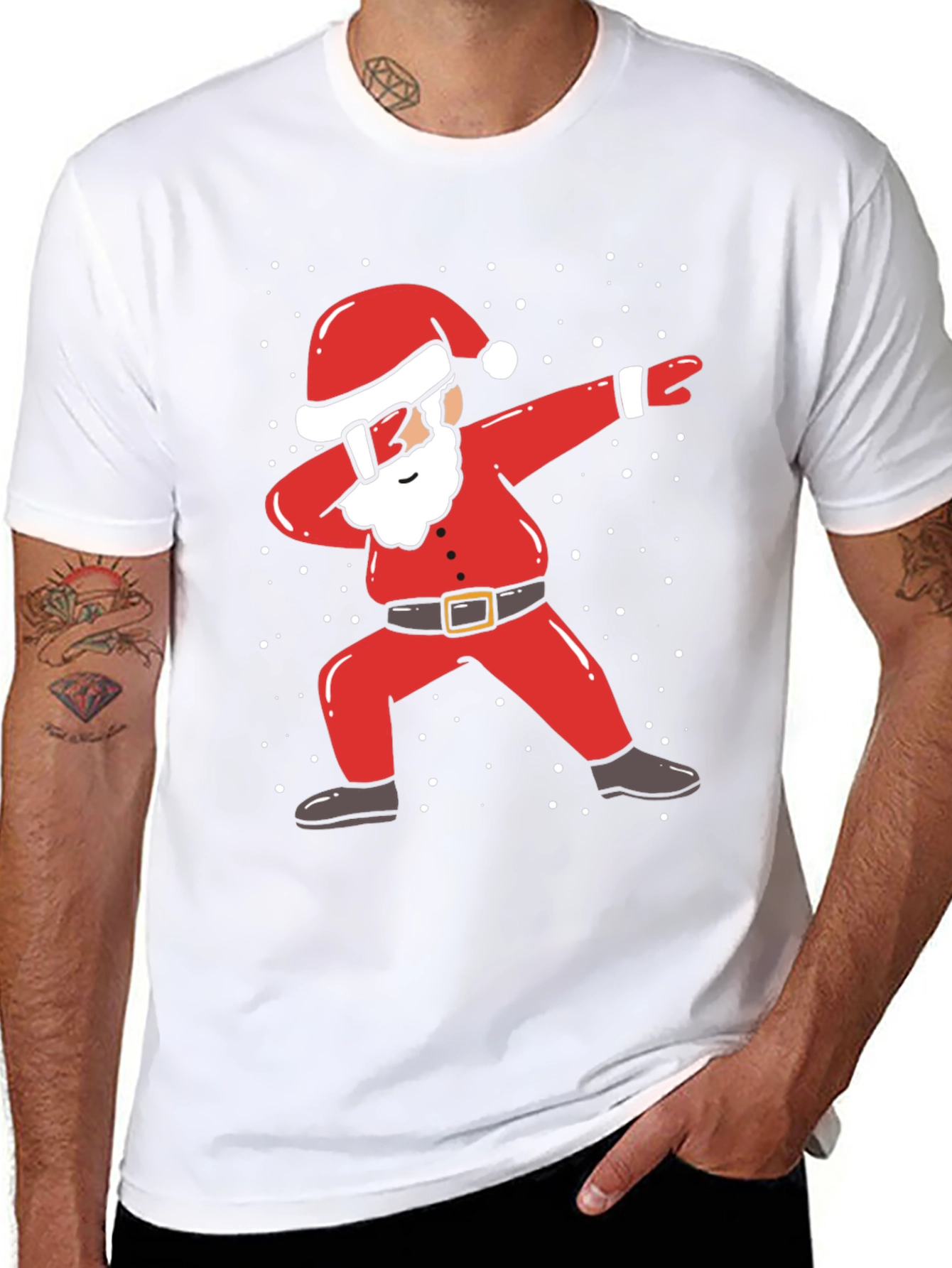 Dabbing Santa Christmas T-Shirt