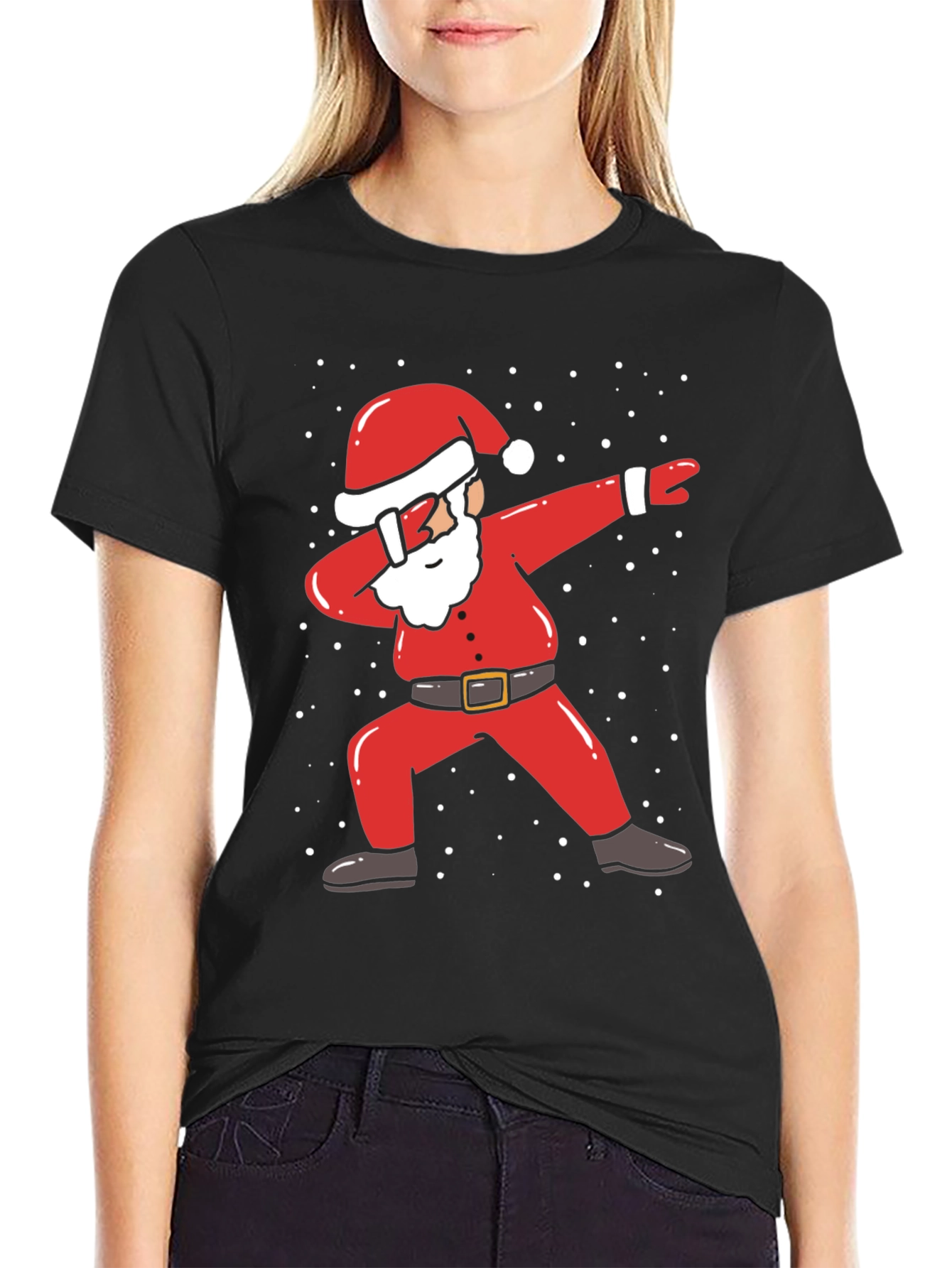 Dabbing Santa Christmas T-Shirt